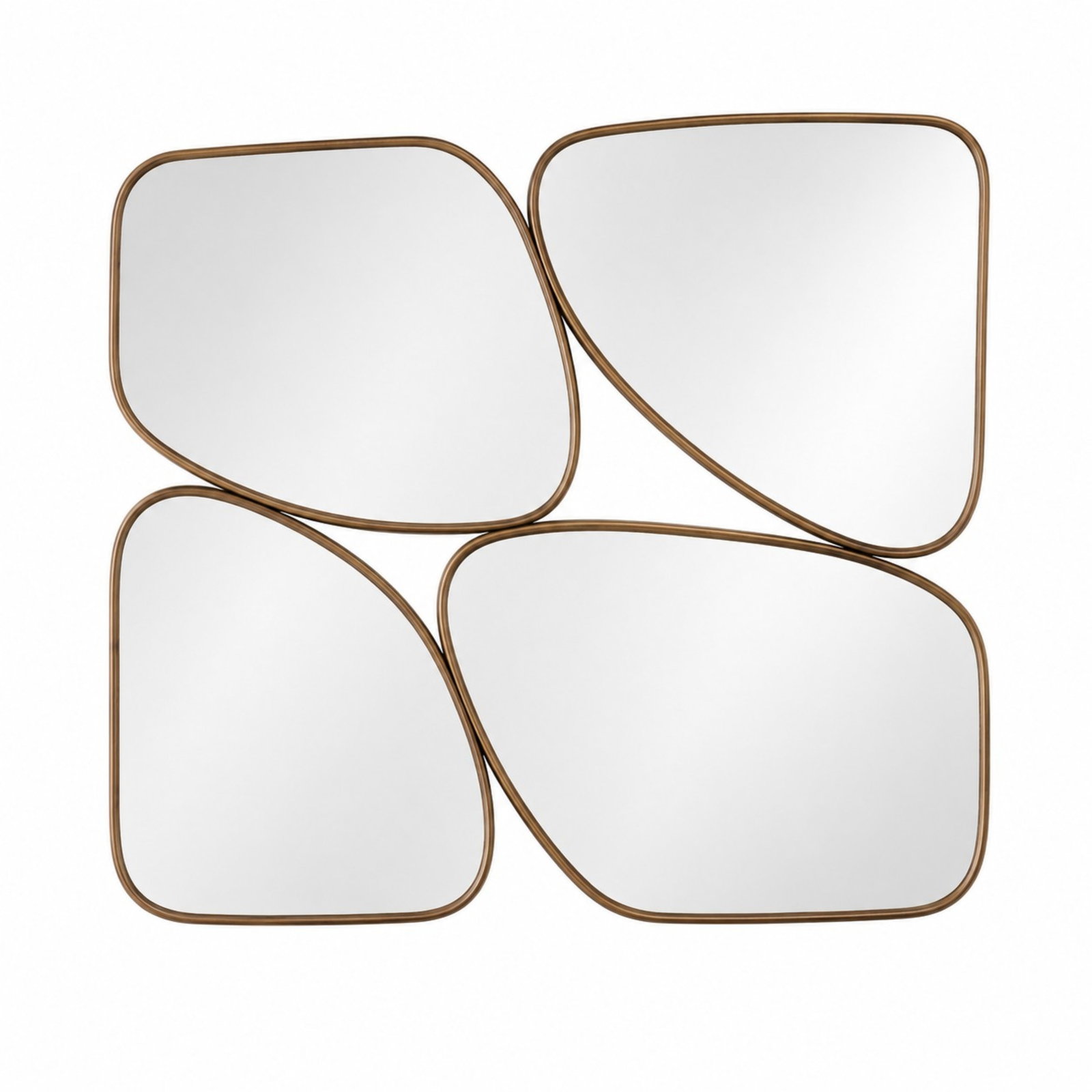 JOHN RICHARD FOR FORMITALIA MULTI PANEL MIRROR: H. 40" x W. 60"