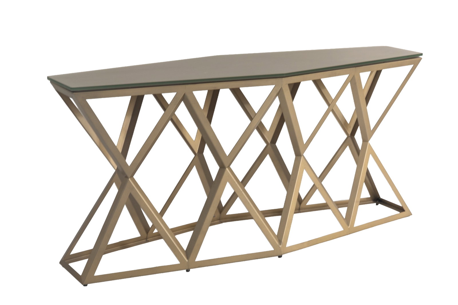MODERN X-DESIGN CONSOLE TABLE (1 of 2)