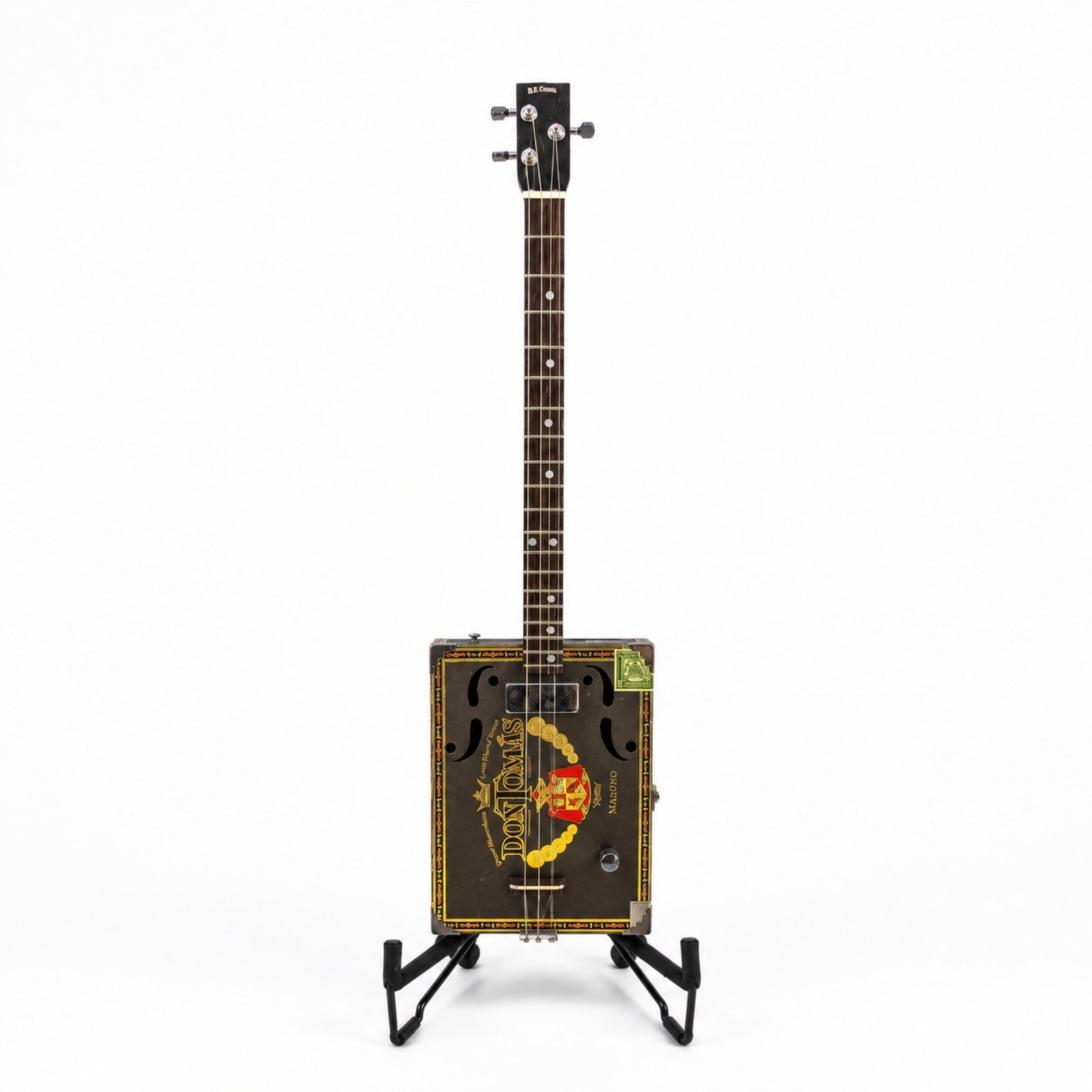 MYLES GOODWYN'S DB CUSTOM 3 STR. CIGAR BOX GUITAR (1 of 3)