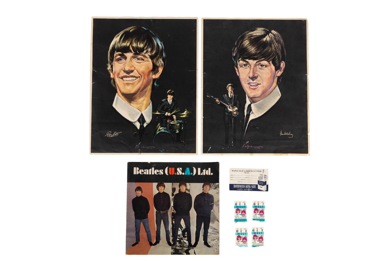 LOT OF 1960s BEATLES MEMORABILIA (1 of 5)