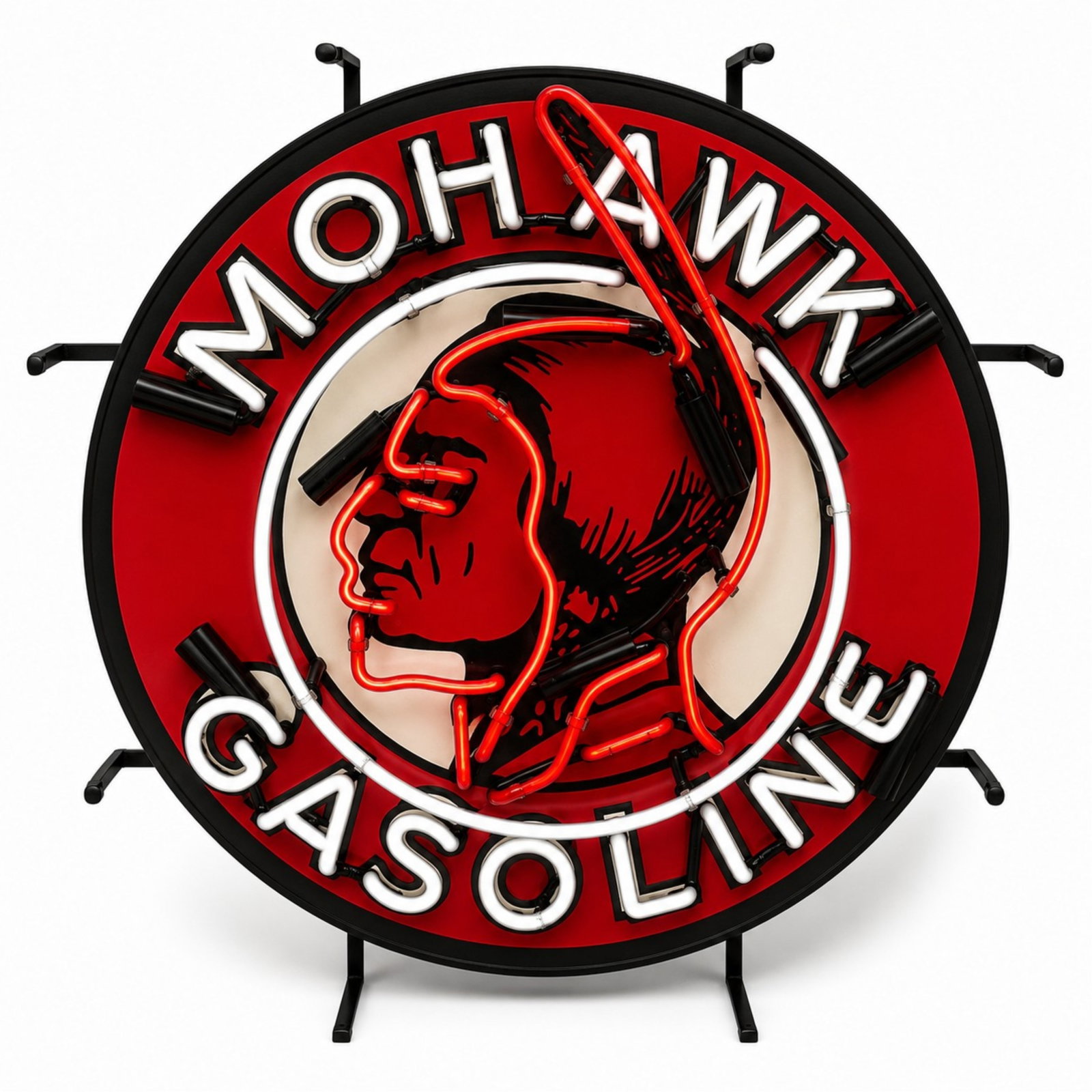 NEON MOHAWK GASOLIN ESIGN (1 of 1)