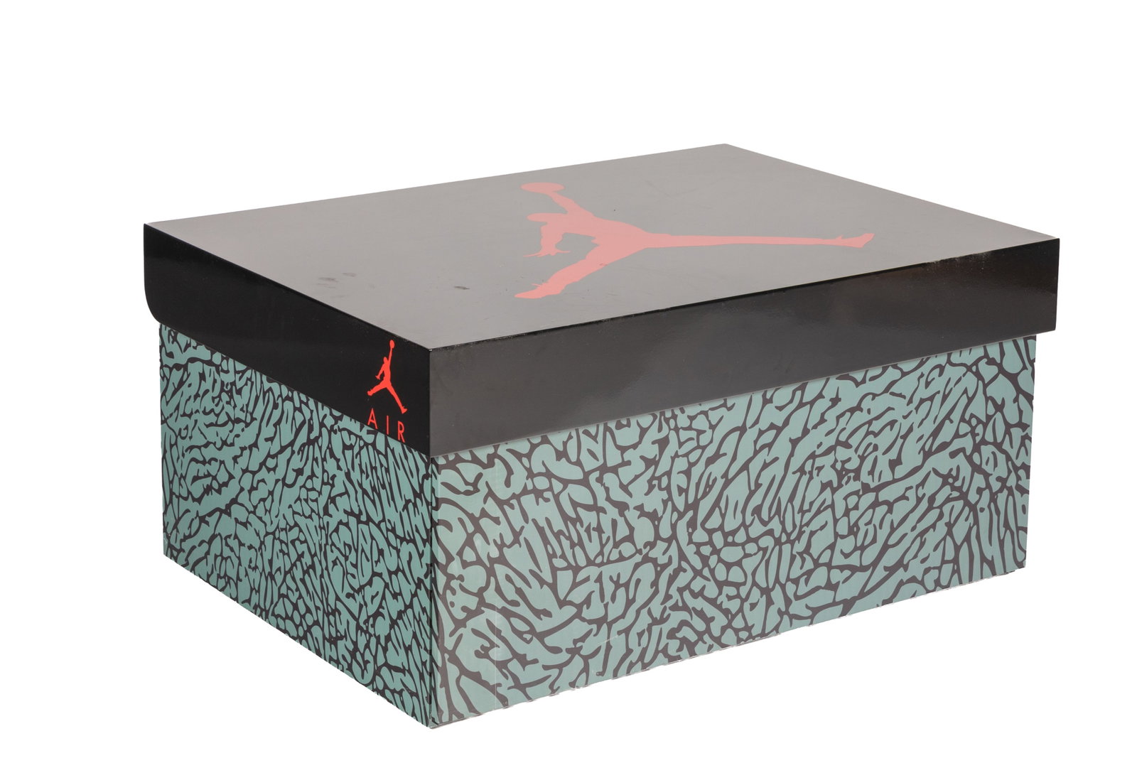 LARGE AIR JORDAN WRAPPED BENCH / BOX (1 of 2)