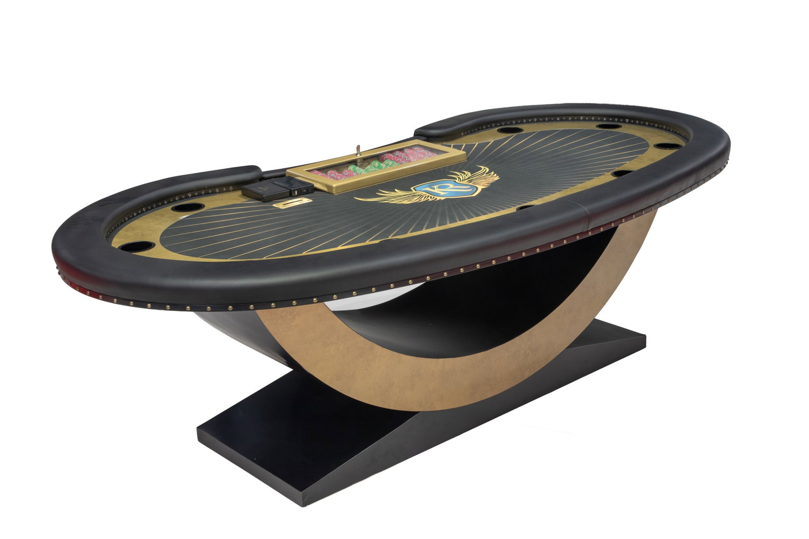 THE BEST POKER SITE CUSTOM TABLE: H. 31" x L 94"