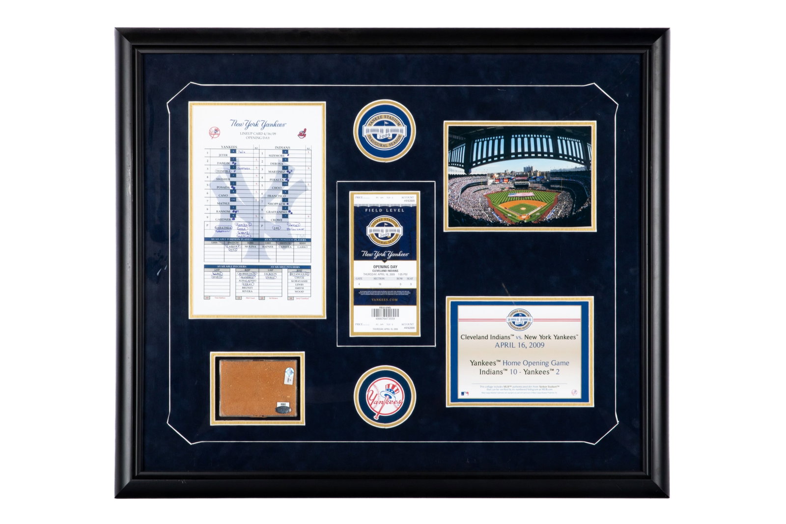 2009 MLB OPENING DAY COMMEMORATIVE MEMORABILIA (1 of 2)