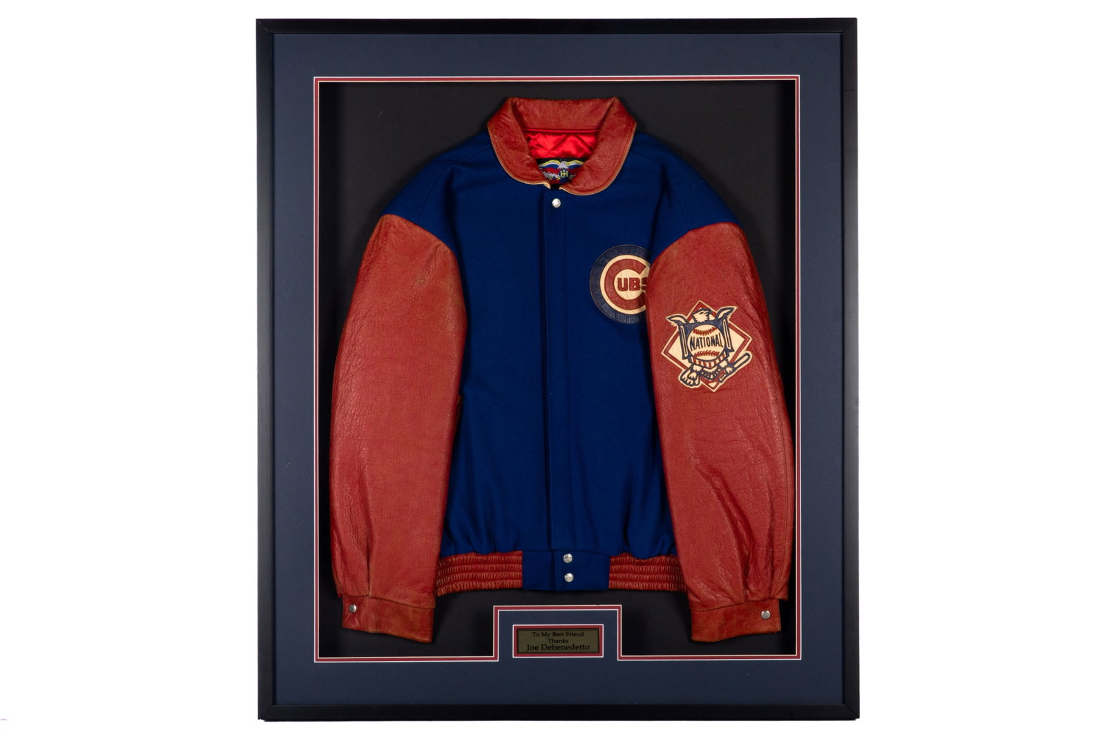 JOE DEBENEDETTO VINTAGE CUBS LEATHER JACKET (1 of 1)