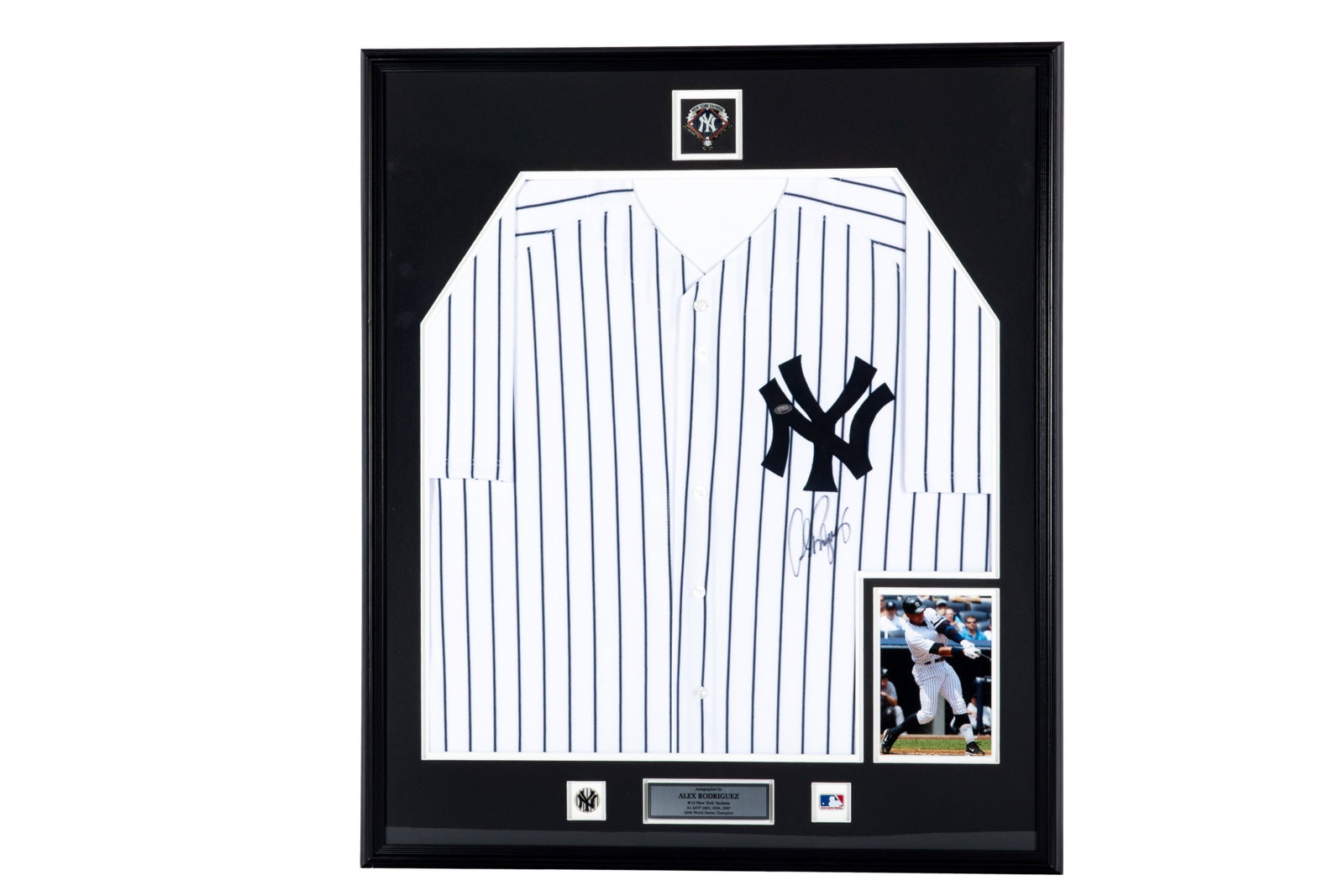 ALEX RODRIGUEZ FRAMED AUTOGRAPHED JERSEY: Alex Rodriguez signed #13 New York Yankees jersey. Framed measurements: H. 33 1/4" x W. 29" This lot does not come with a Certificate or Letter of Authenticity.