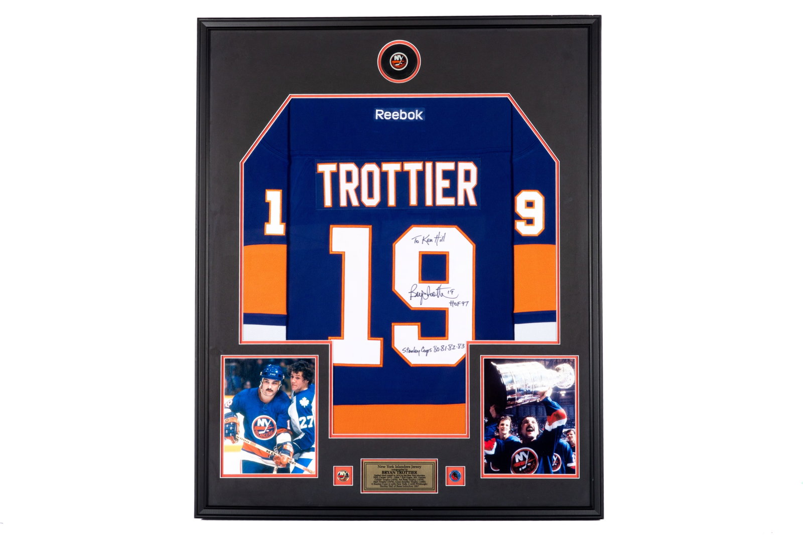 BRYAN TROTTIER SIGNED NEW YORK ISLANDERS JERSEY (1 of 2)