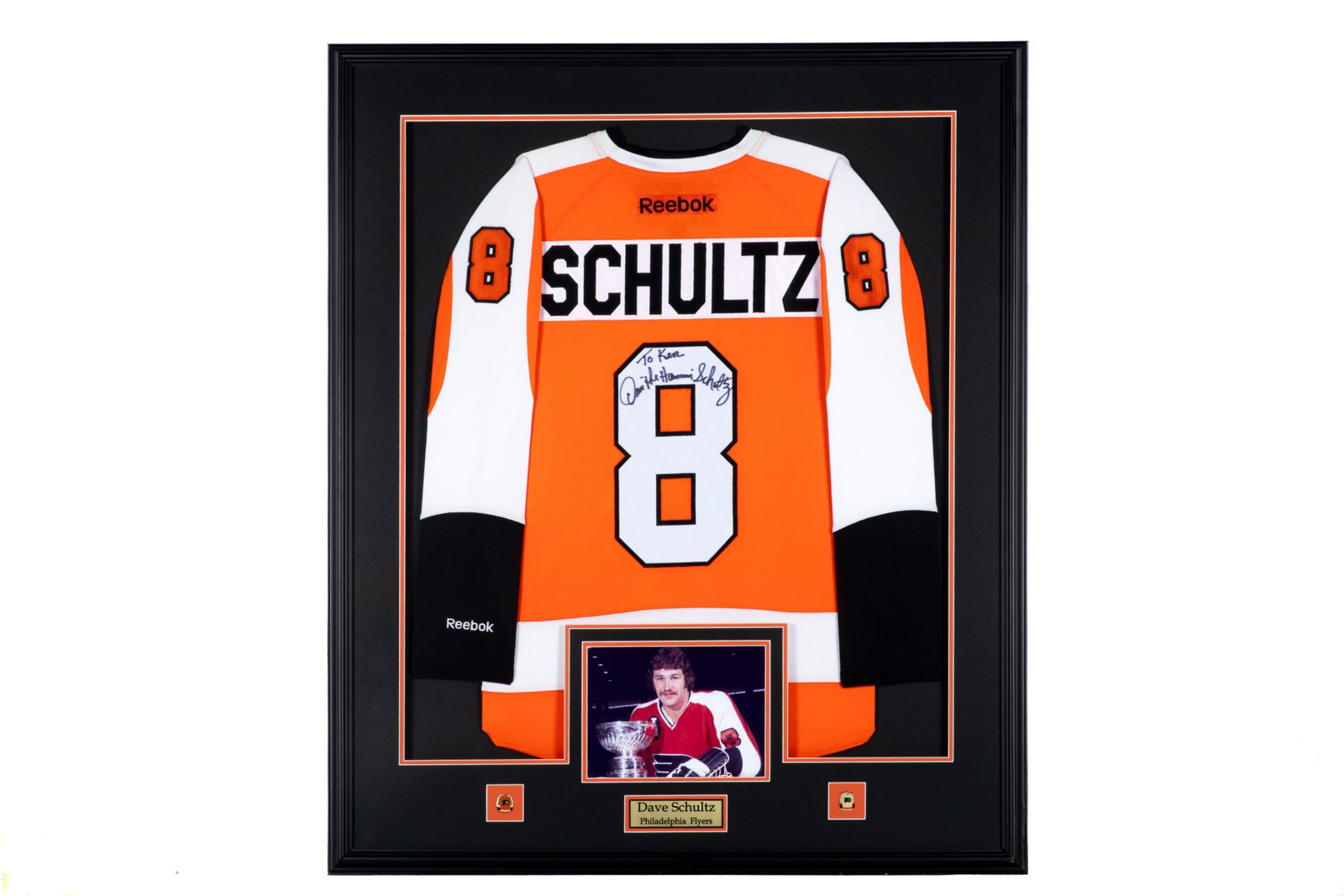 DAVE SCHULTZ SIGNED PHILADELPHIA FLYERS JERSEY (1 of 2)