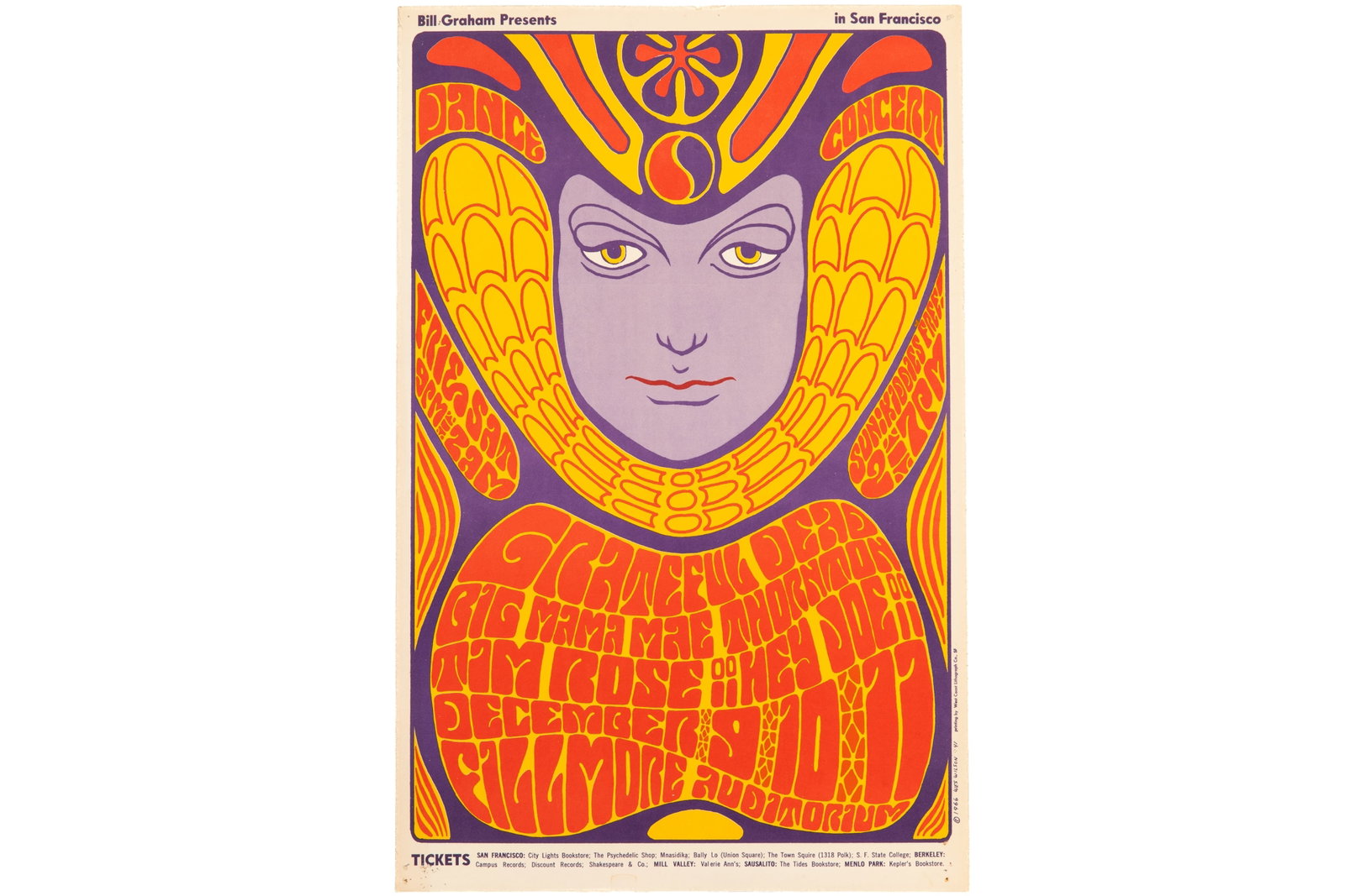 BG-41 GRATEFUL DEAD FILLMORE AUDITORIUM (1 of 3)