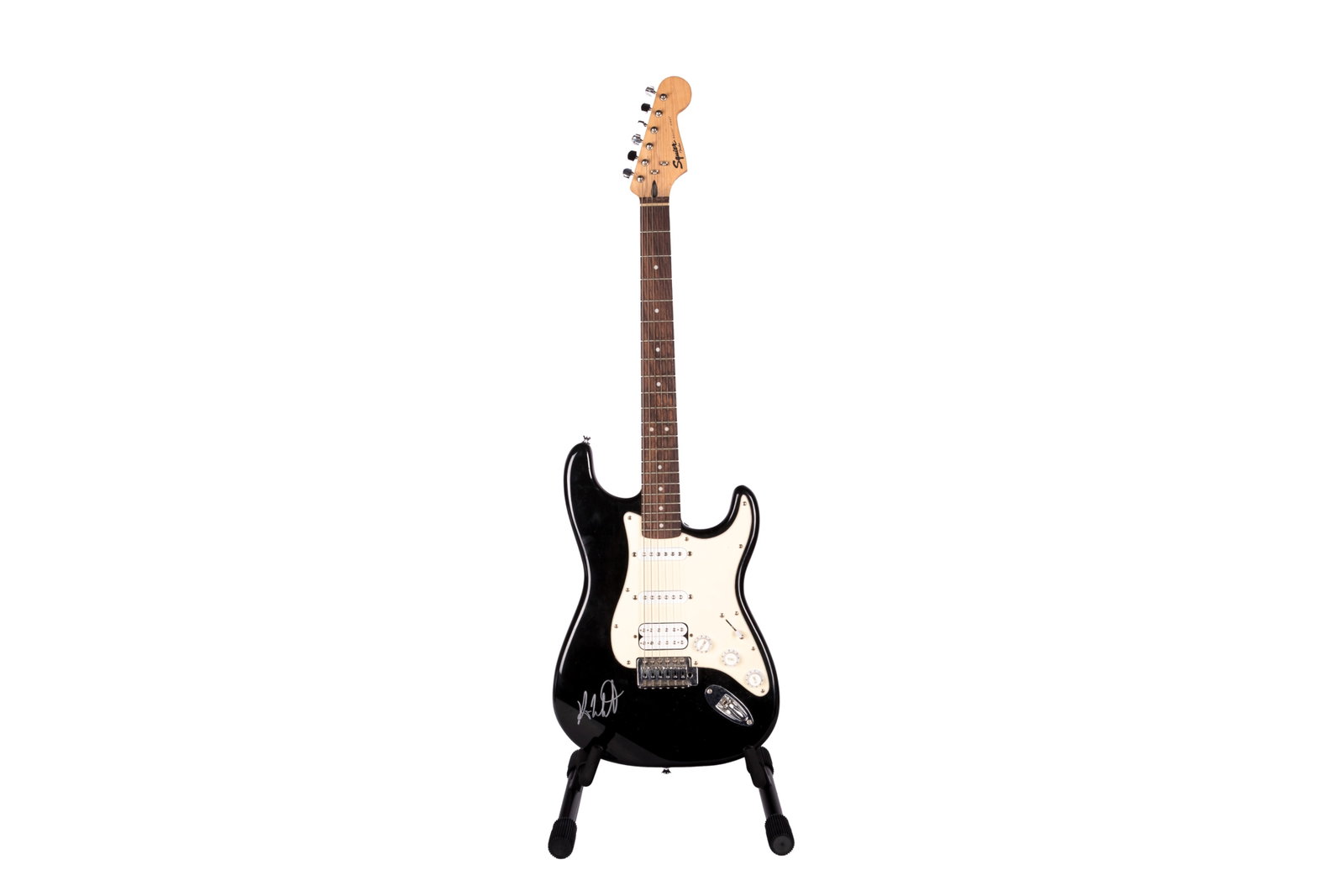 FENDER BULLET STRAT GUITAR SIGNED BY KIM MITCHELL: Serial # 13012285 L. 39" This lot does not come with a Letter or Certificate of Authenticity.