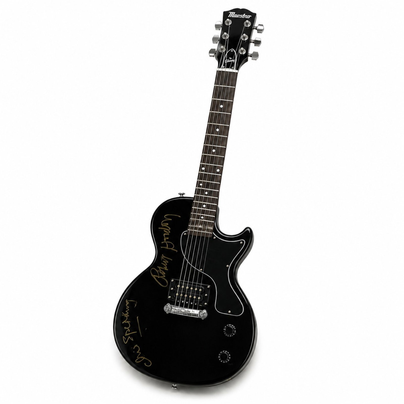 DOUBLE SIGNED GIBSON MAESTRO GUITAR (1 of 1)