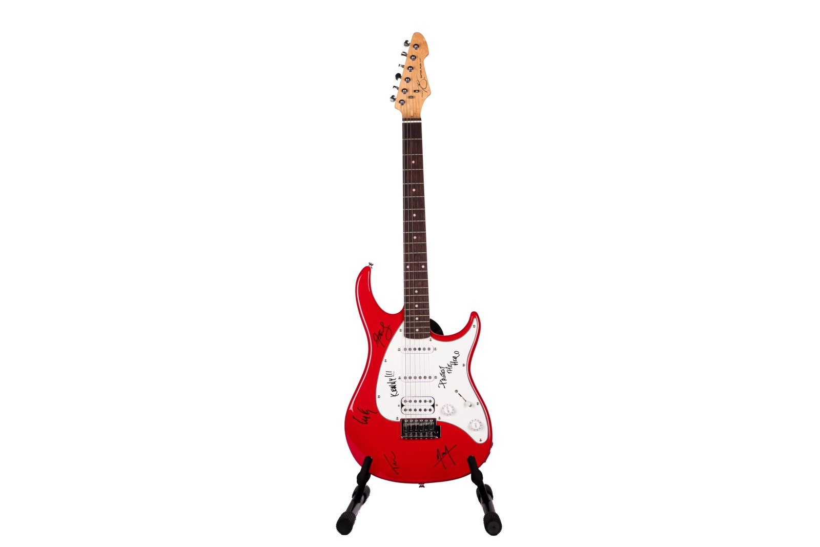 PEAVEY RAPTOR GUITAR: Signed, L. 38 1/2"