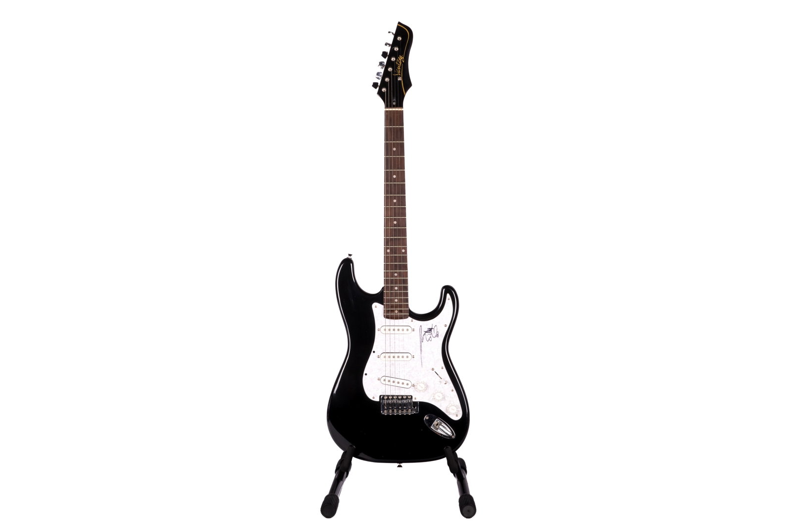 VANTAGE ELECTRIC GUITAR MODEL VIE 108: Signed, L. 40"