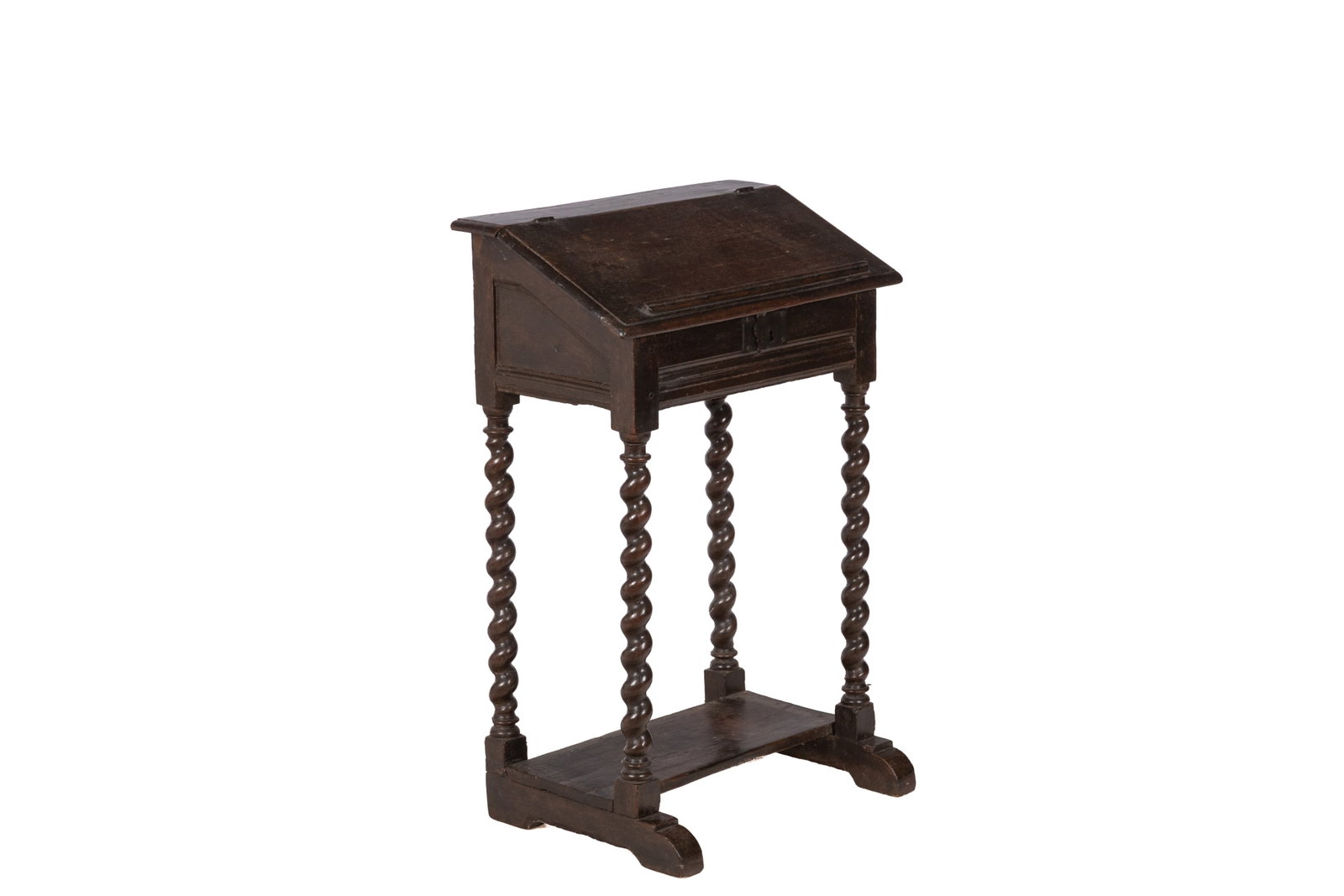 ENGLISH 17th C. OAK READING / WRITING DESK (1 of 6)