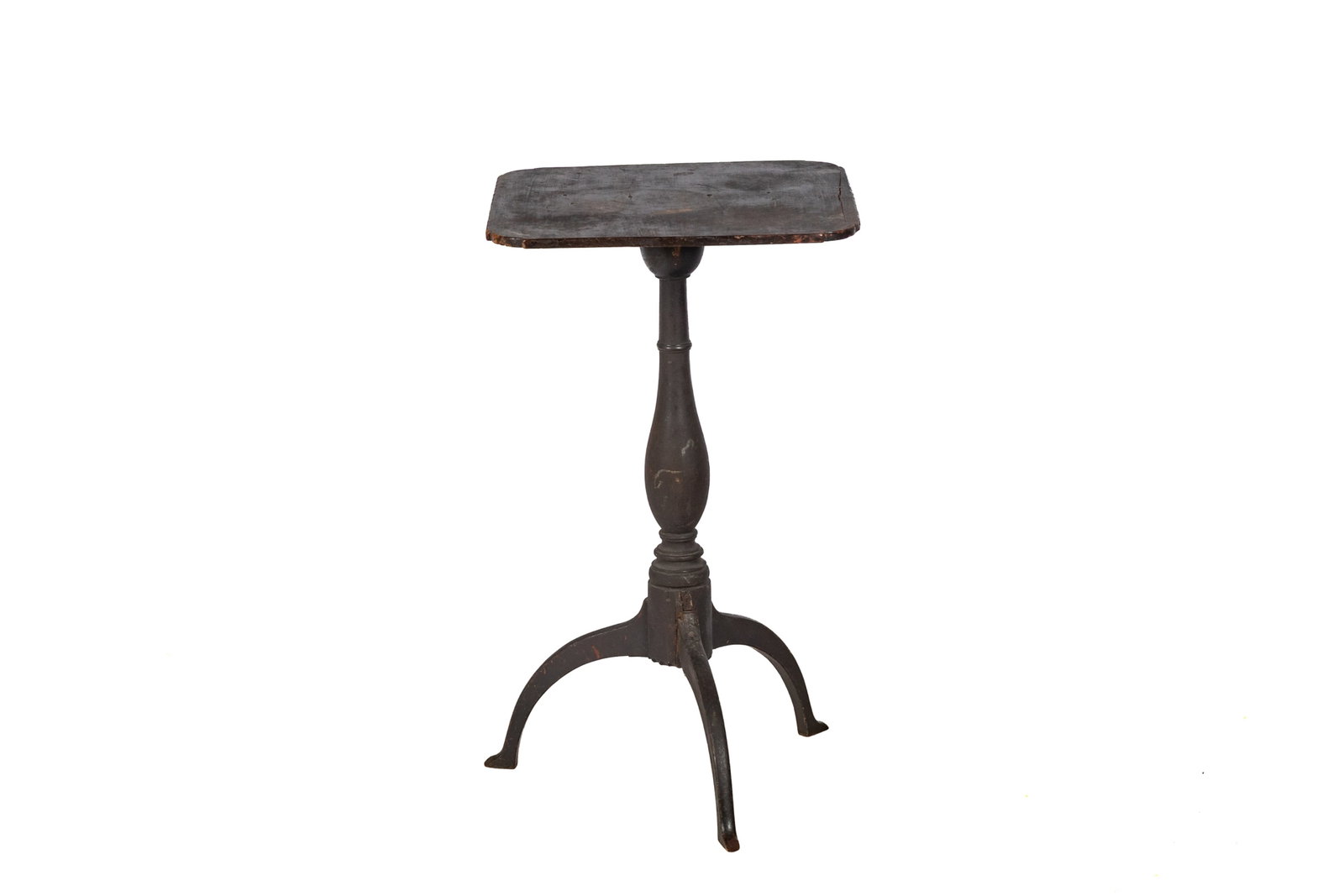 18th C. AMERICAN CANDLE STAND (1 of 3)