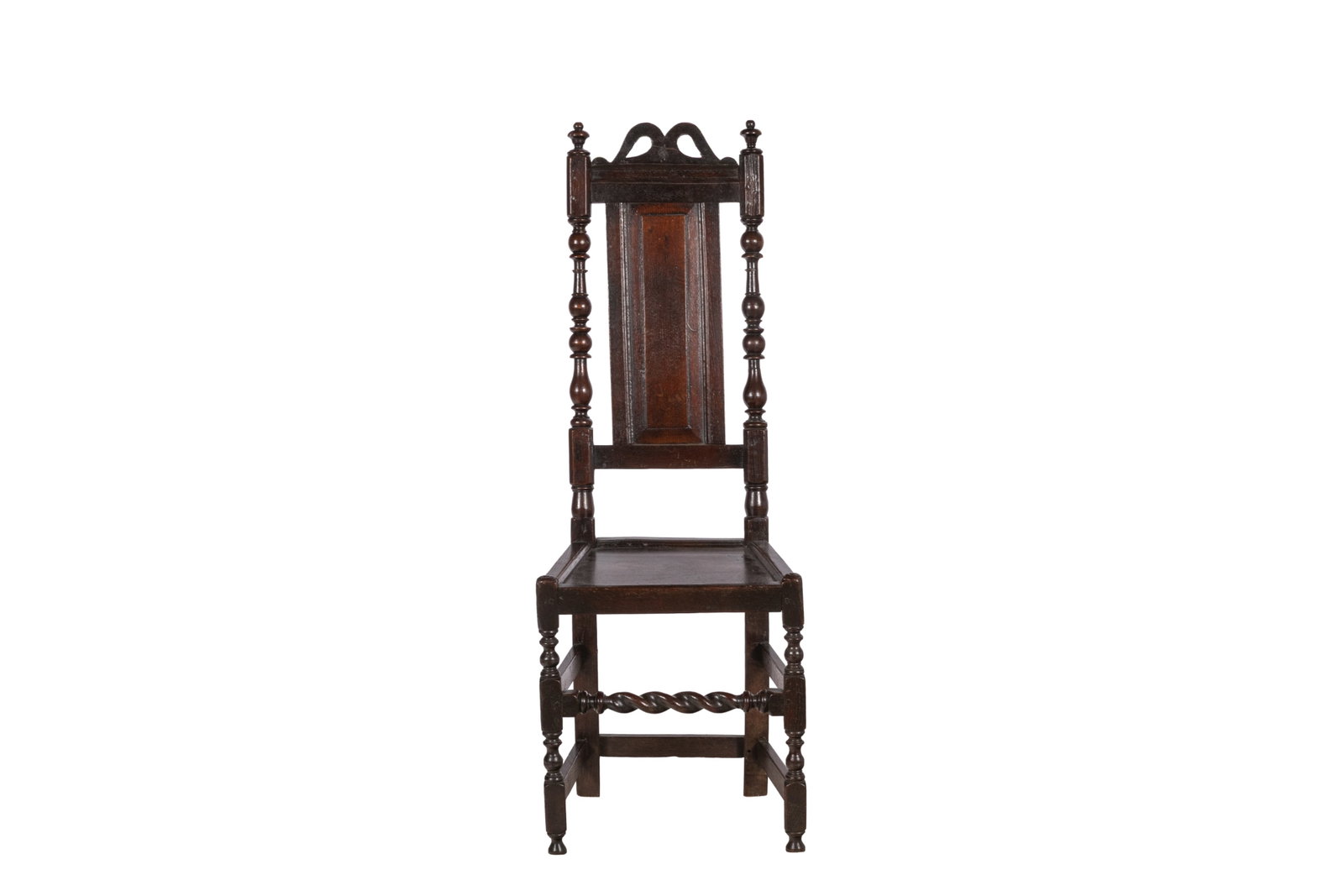 ENGLISH PANEL BACK STOOL, ca. 1690 - 2