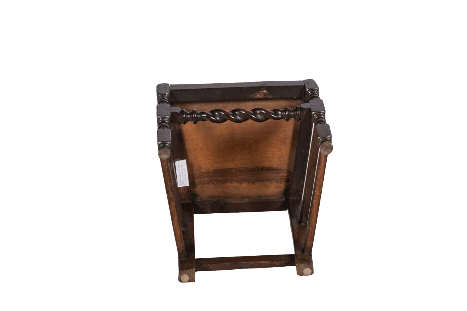 ENGLISH PANEL BACK STOOL, ca. 1690 - 5