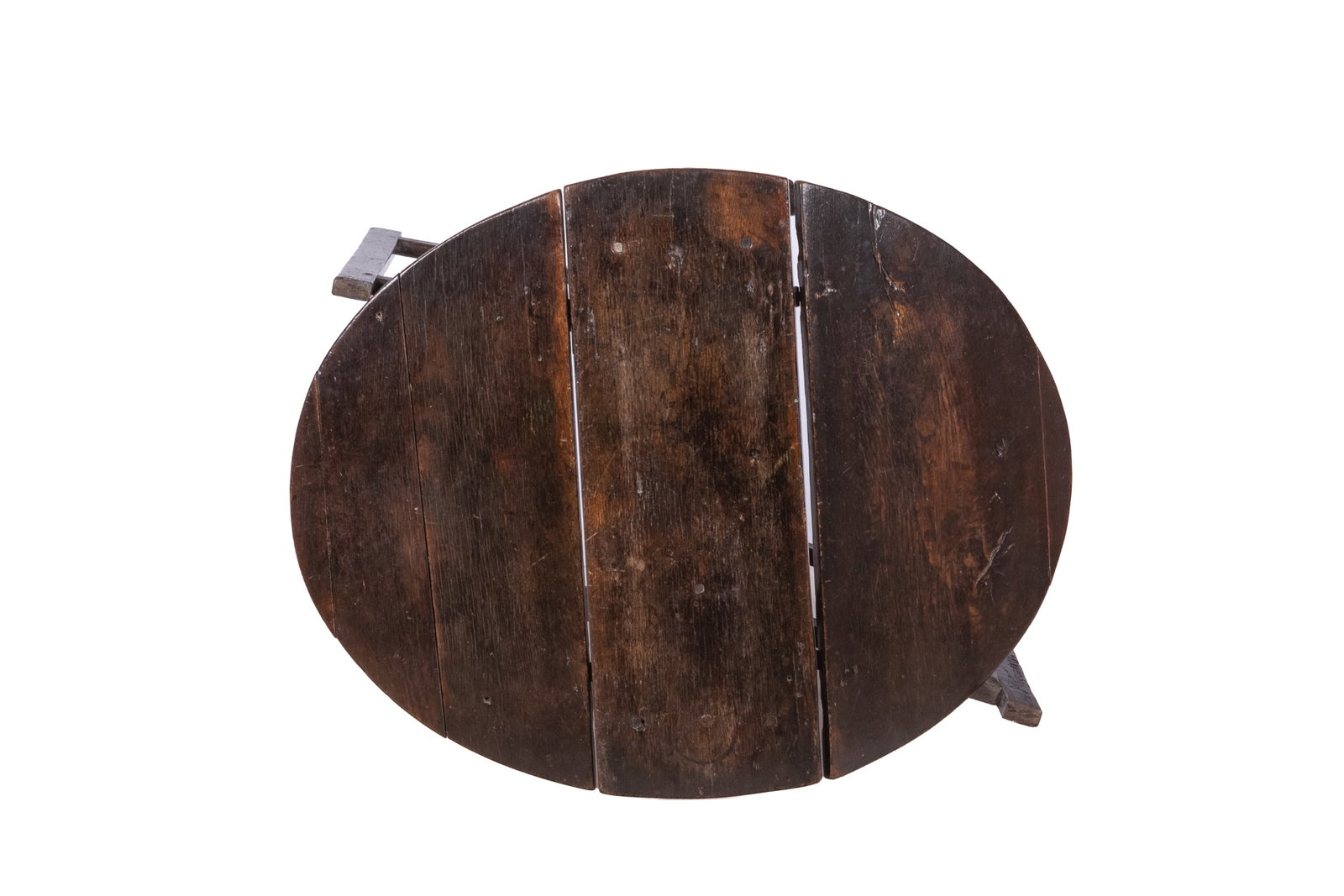 17th C. SMALL ENGLISH DROP LEAF TABLE - 6
