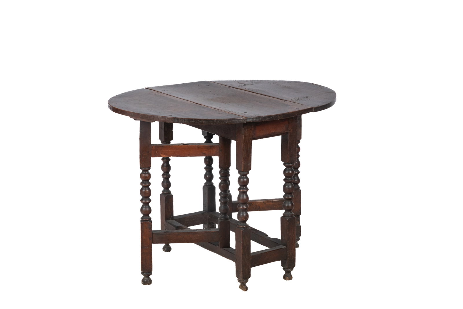 ENGLISH 17th C. DROP LEAF TABLE - 3