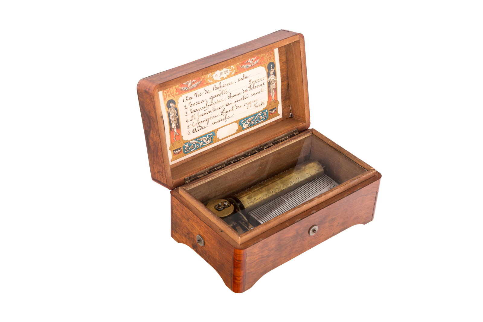 MINIATURE SWISS CYLINDER SIX-AIR MUSIC BOX (1 of 1)