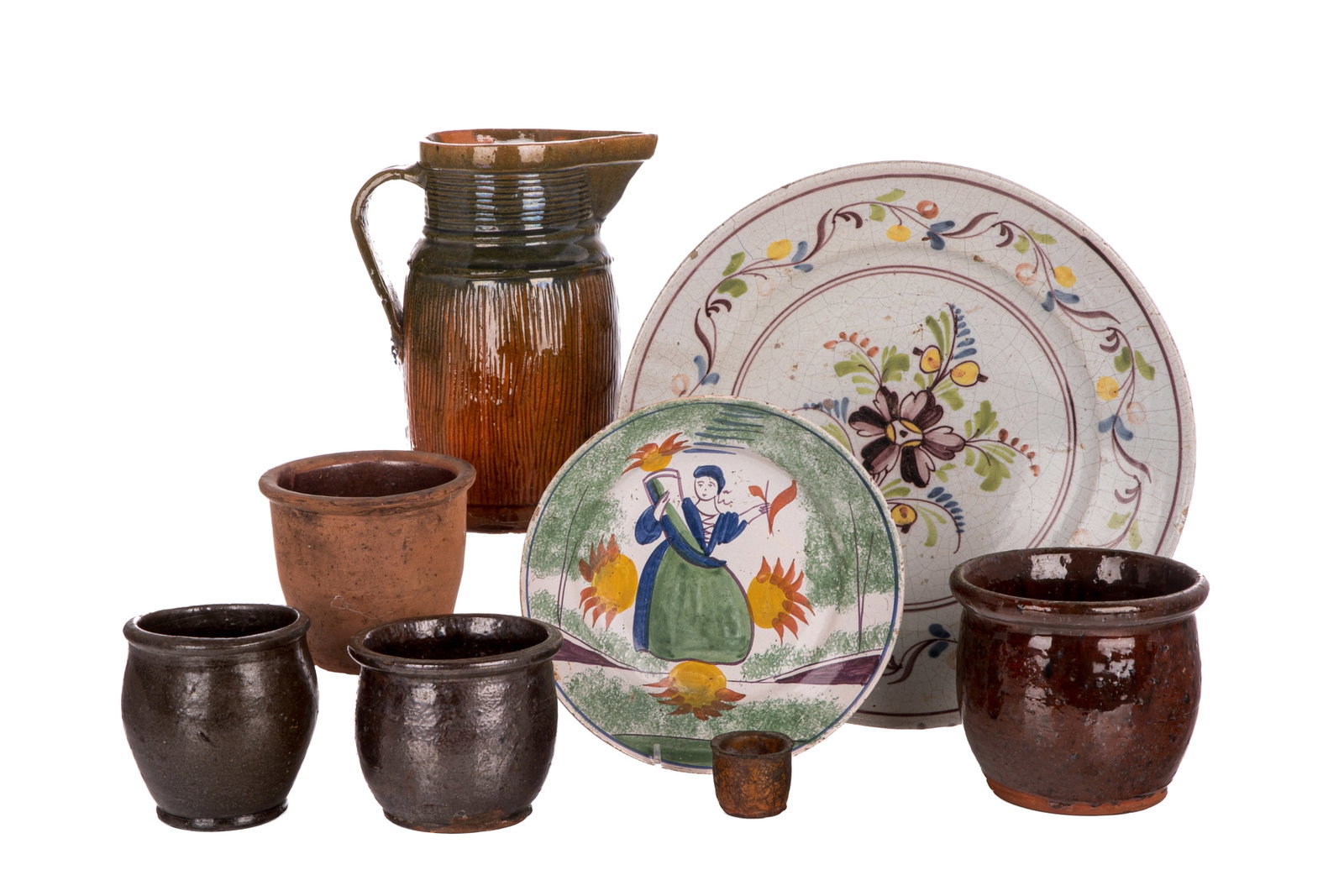GROUP OF ANTIQUE POTTERY (1 of 2)