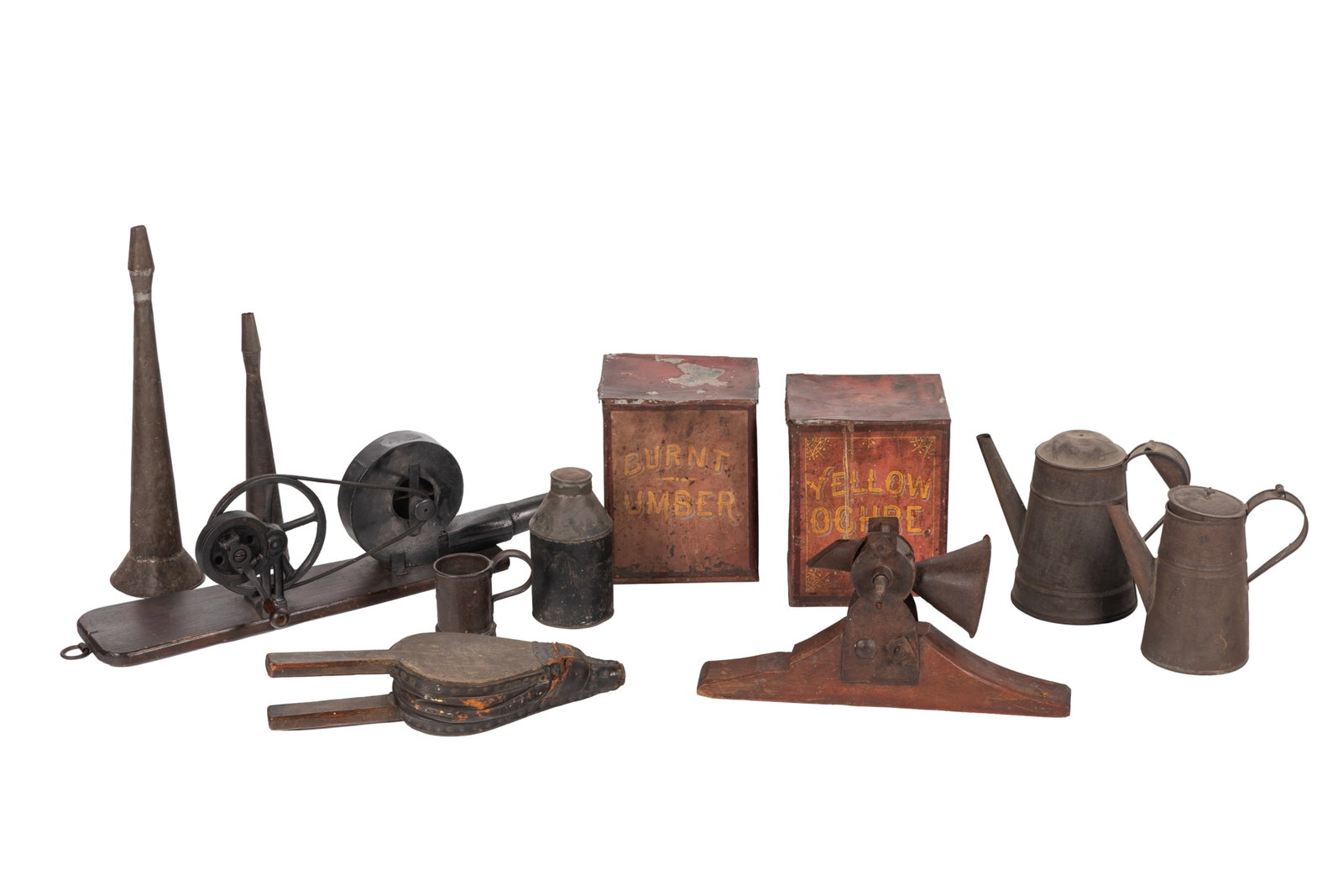LOT OF TOLE WARE & IMPLEMENTS (1 of 1)