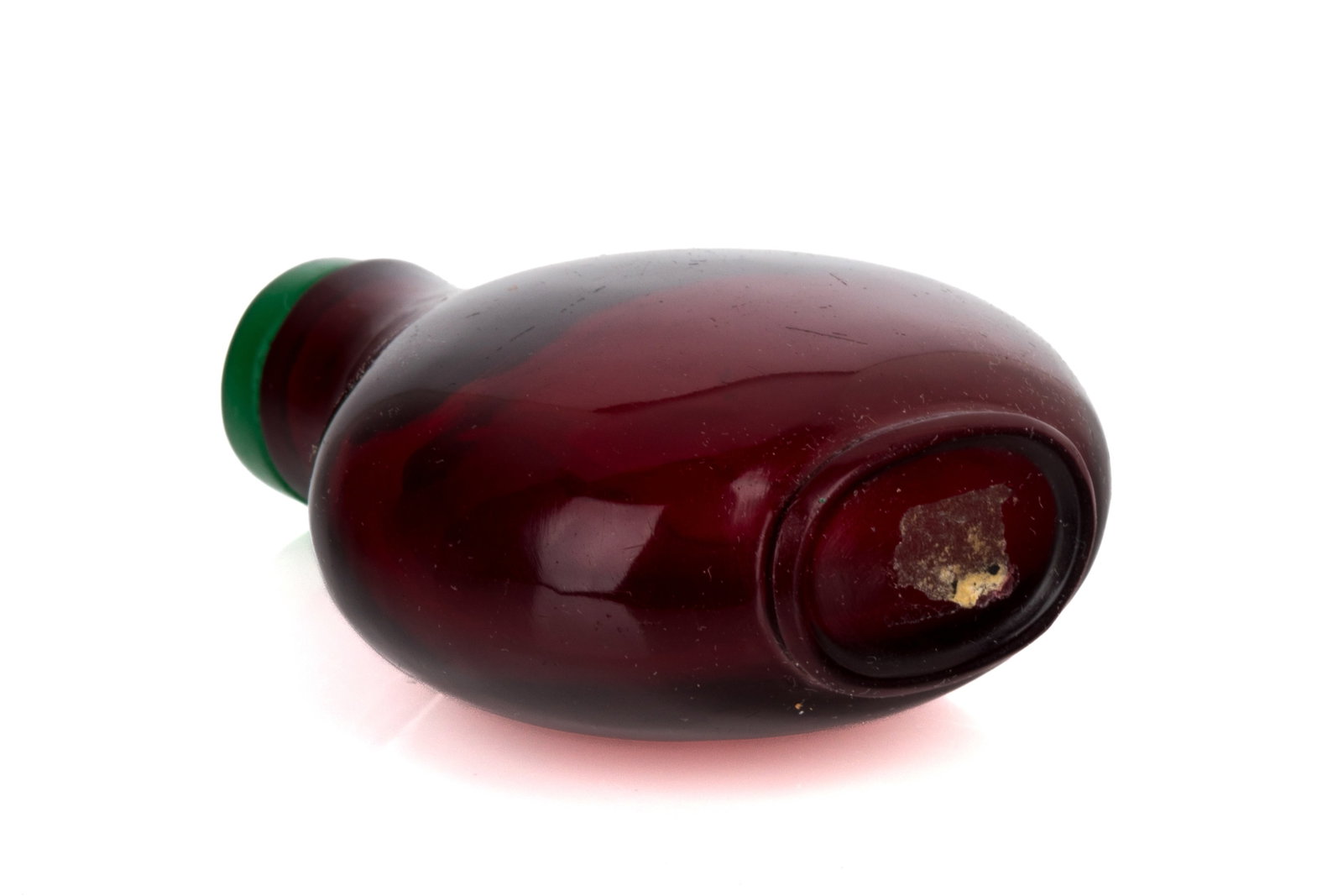 RUBY GLASS SNUFF BOTTLE - 2