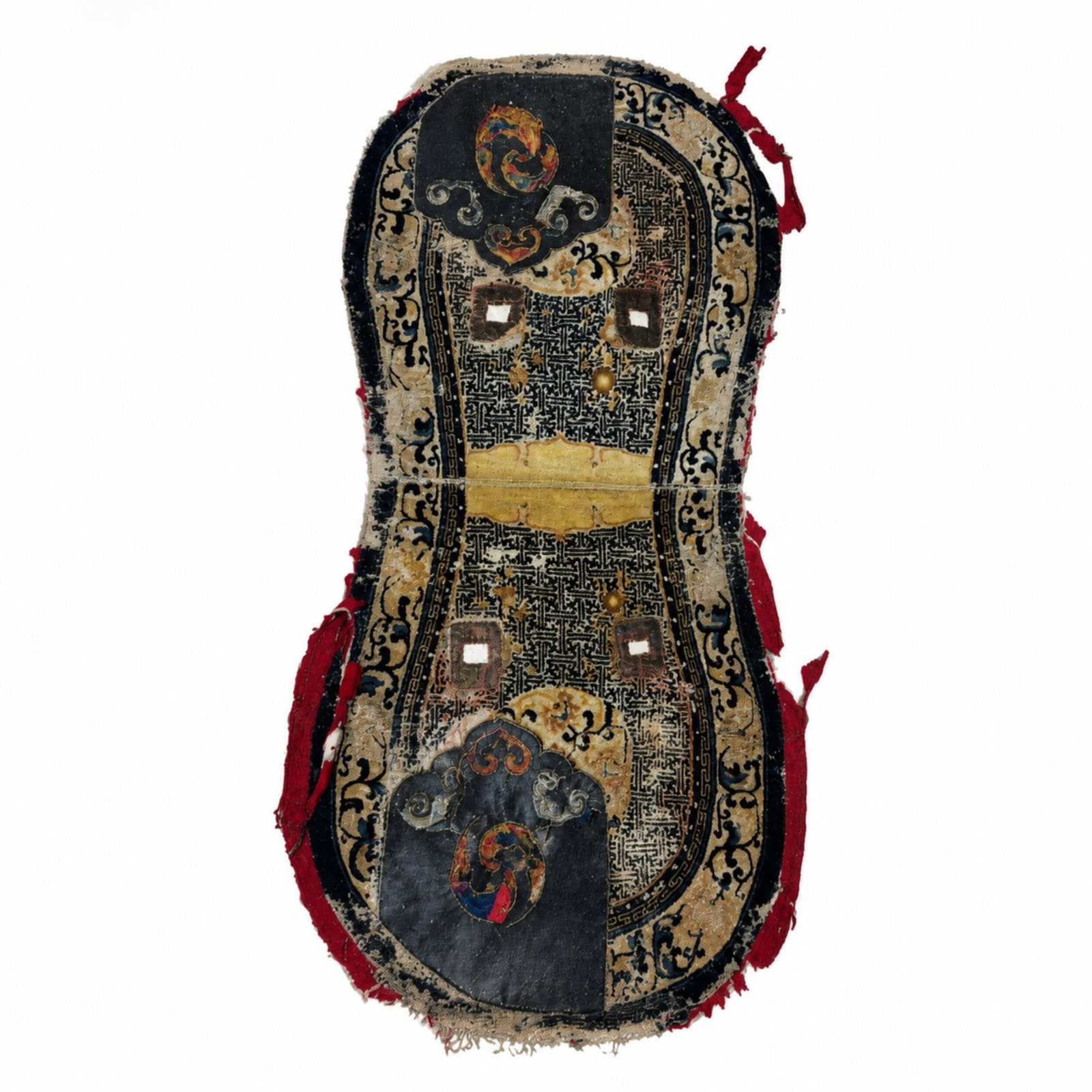 ANTIQUE TIBETAN SADDLE COVER (1 of 2)