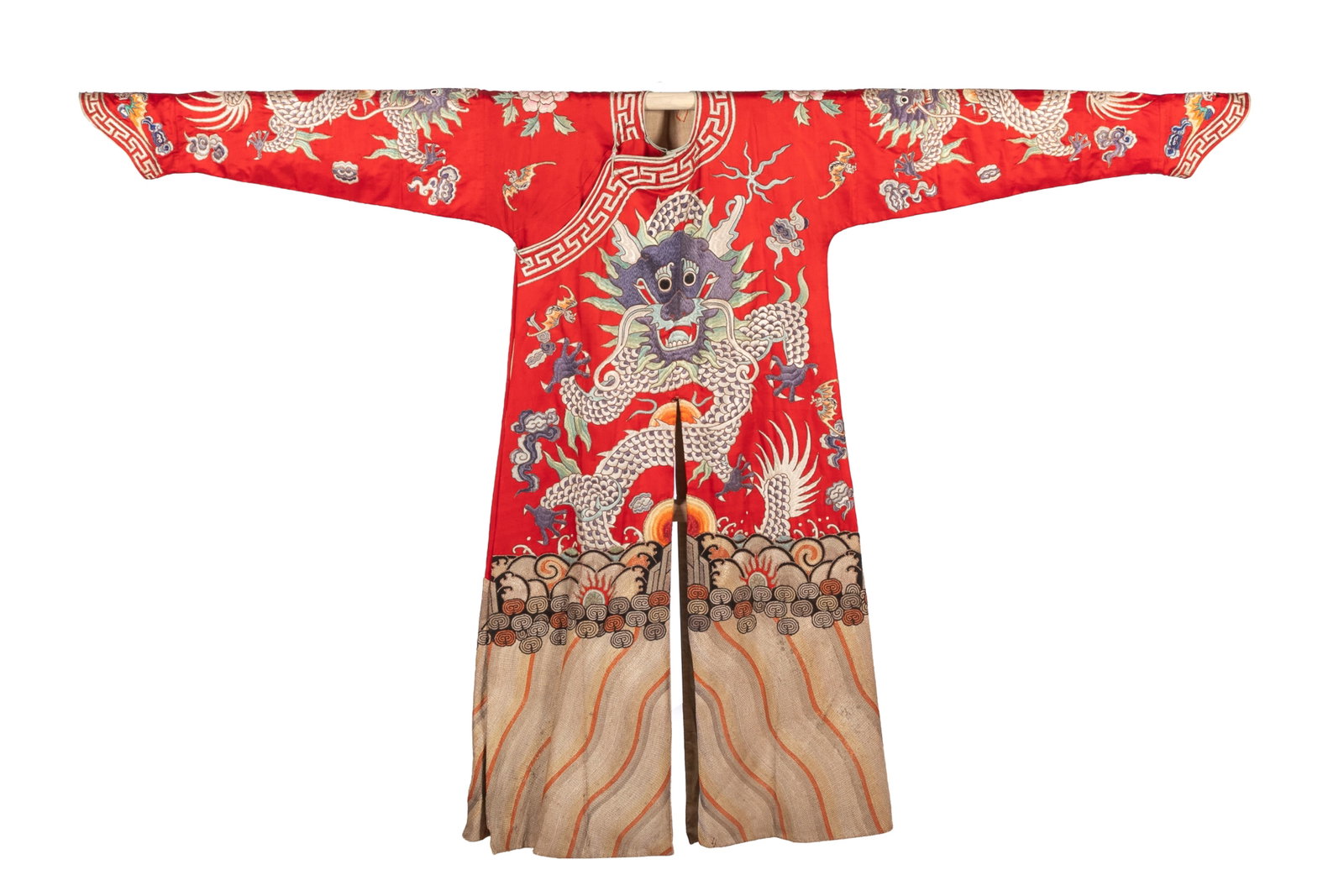 OPERATIC EMBROIDERED SILK DRAGON ROBE (1 of 1)