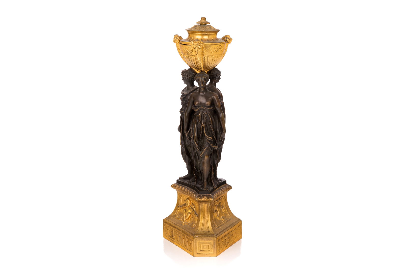 FRENCH EMPIRE BRONZE TABLE ORNAMENT (1 of 4)