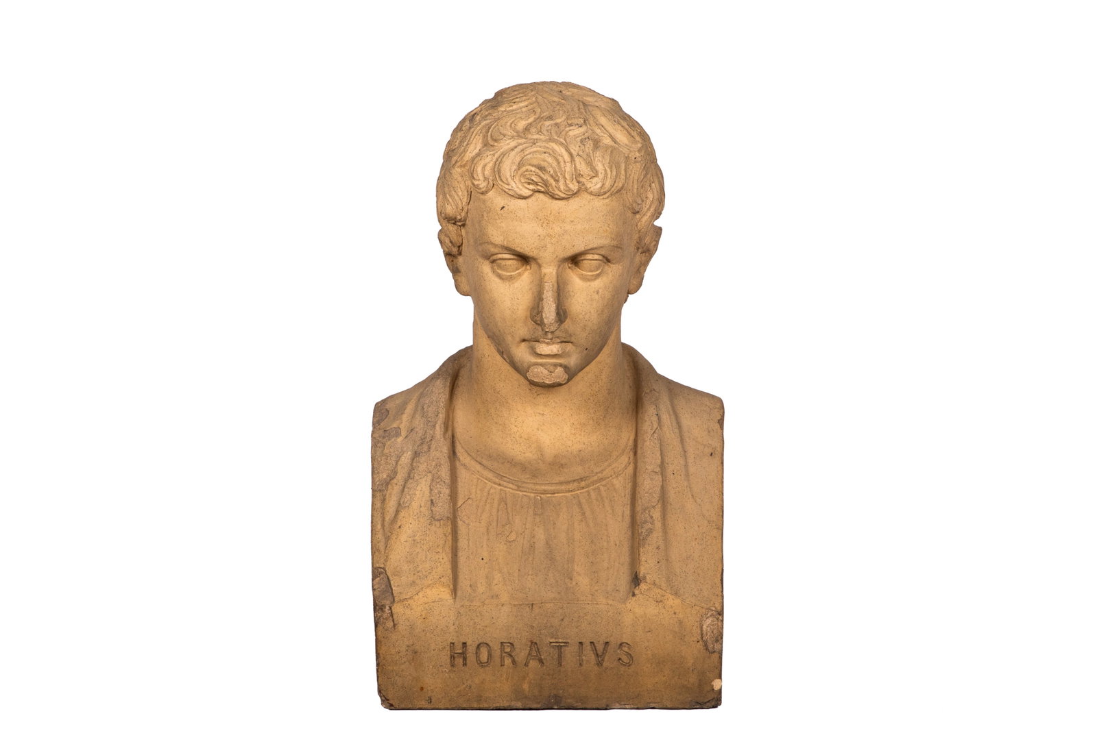 LARGE TERRACOTTA BUST OF HORATIVS (1 of 4)