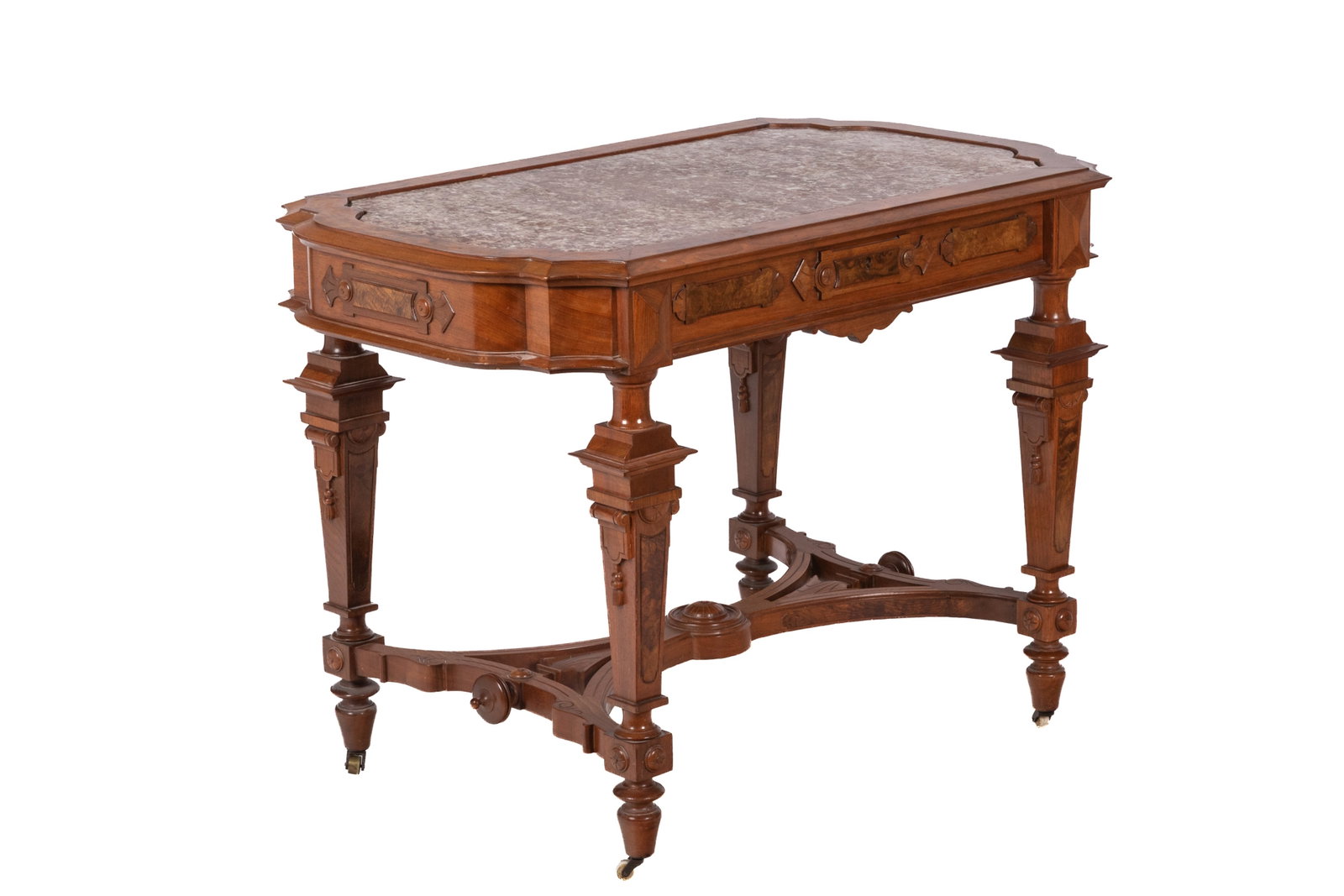 RENAISSANCE REVIVAL WALNUT OCCASIONAL TABLE (1 of 5)