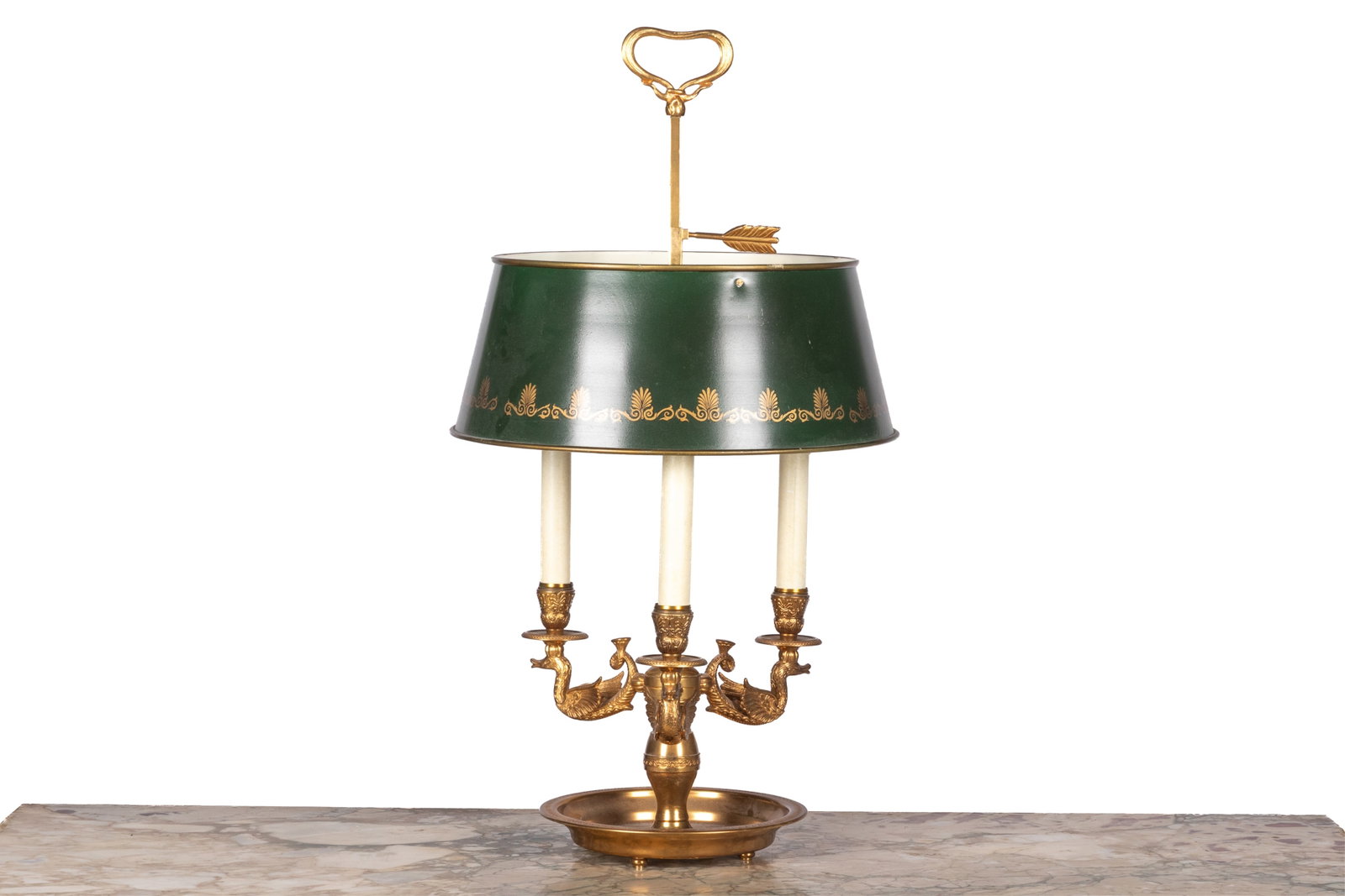 ANTIQUE BOUILLOTTE TABLE LAMP (1 of 2)