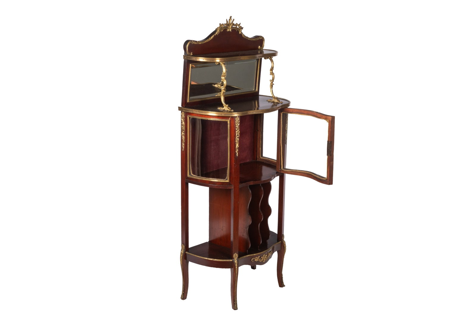 FRENCH BRONZE MOUNTED VITRINE - 3