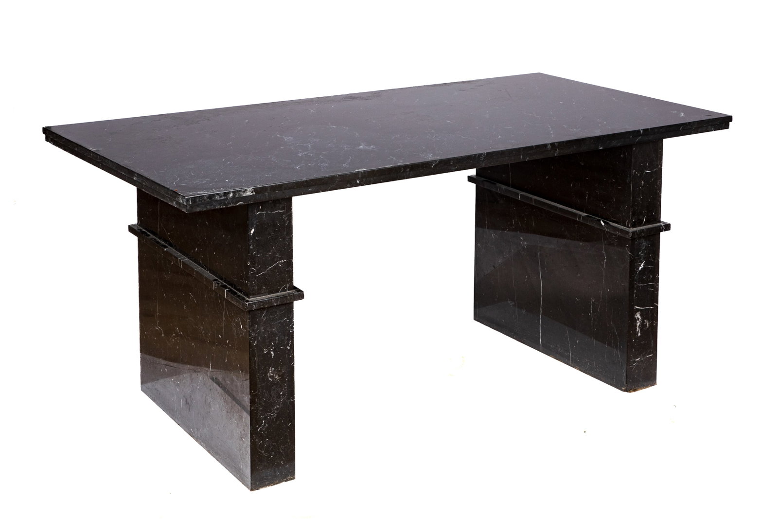 CUSTOM DESIGNED BLACK MARBLE DESK (1 of 4)