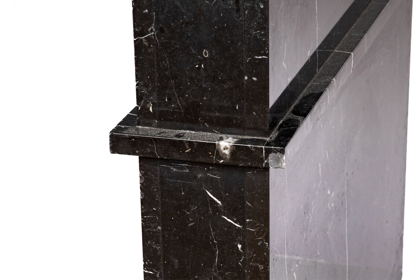 CUSTOM DESIGNED BLACK MARBLE DESK - 4
