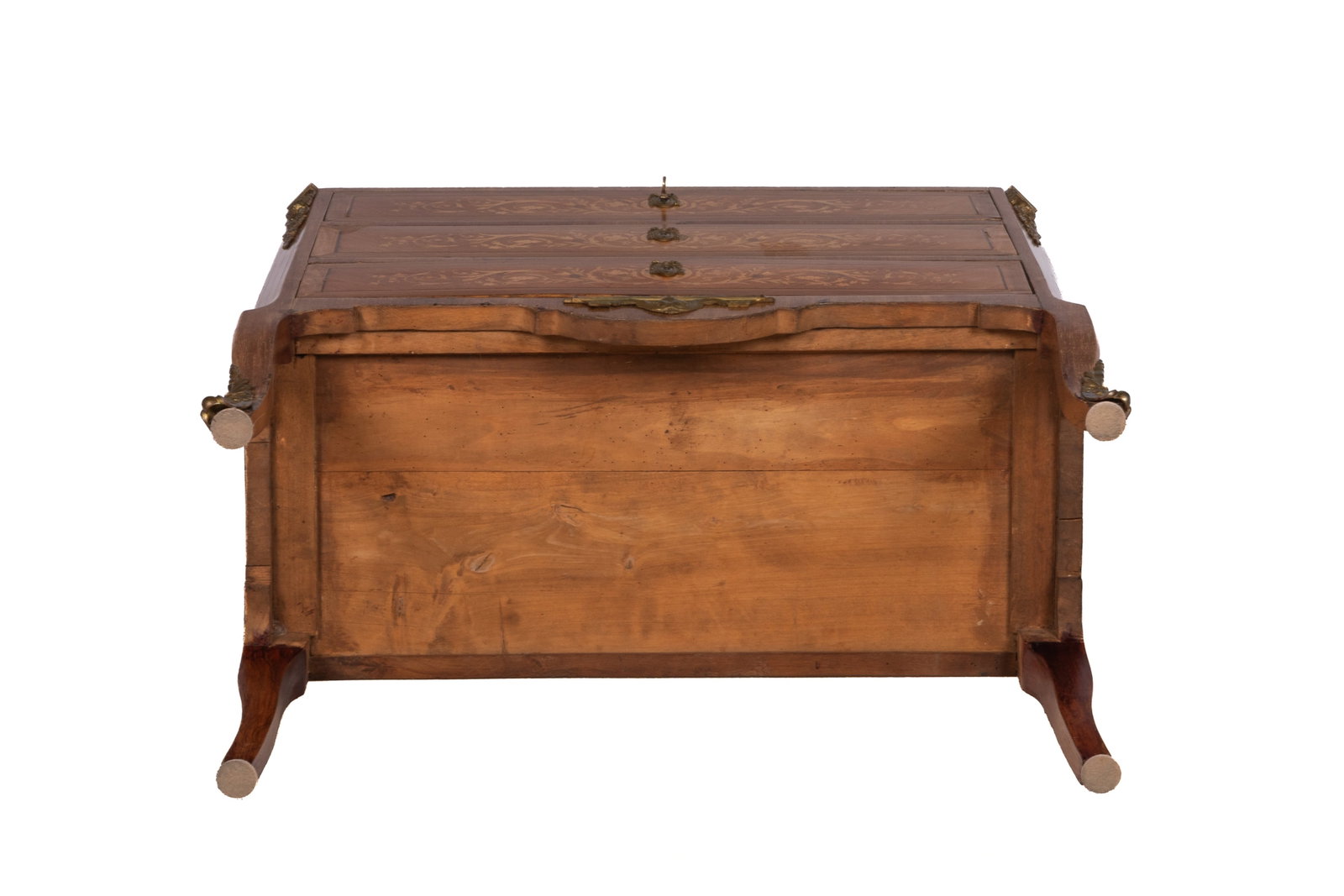 TRANSITIONAL STYLE ANTIQUE FRENCH COMMODE - 7