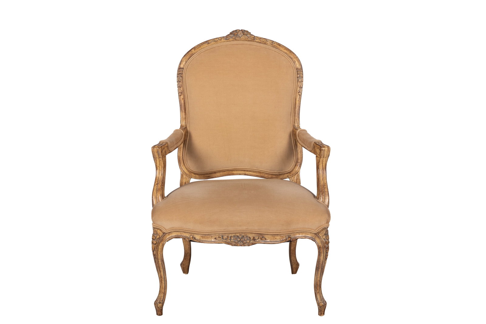 FRENCH ROUNDED BACK ARMCHAIRS - 2