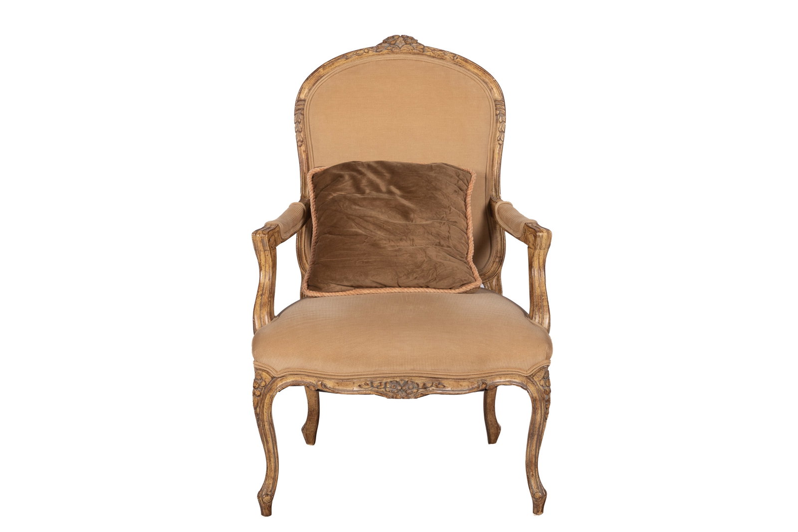 FRENCH ROUNDED BACK ARMCHAIRS - 3