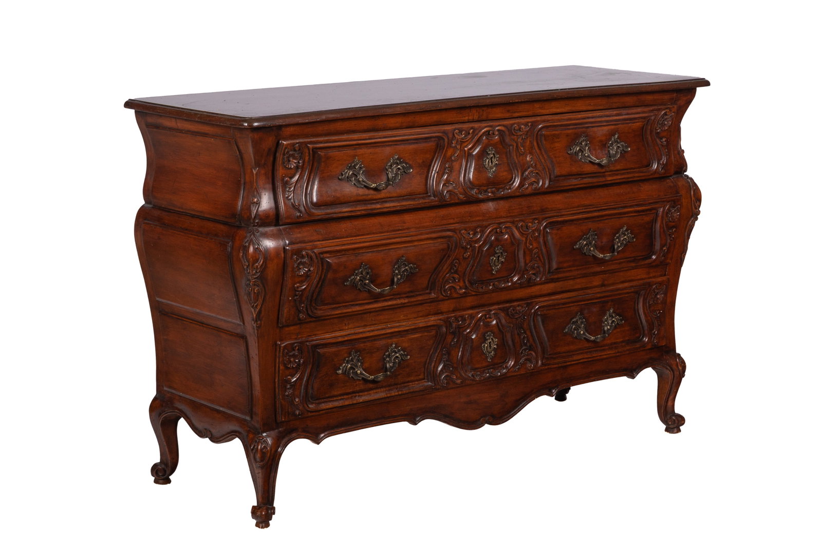 ITALIAN PROVINCIAL STYLE THREE DRAWER CHEST (1 of 7)