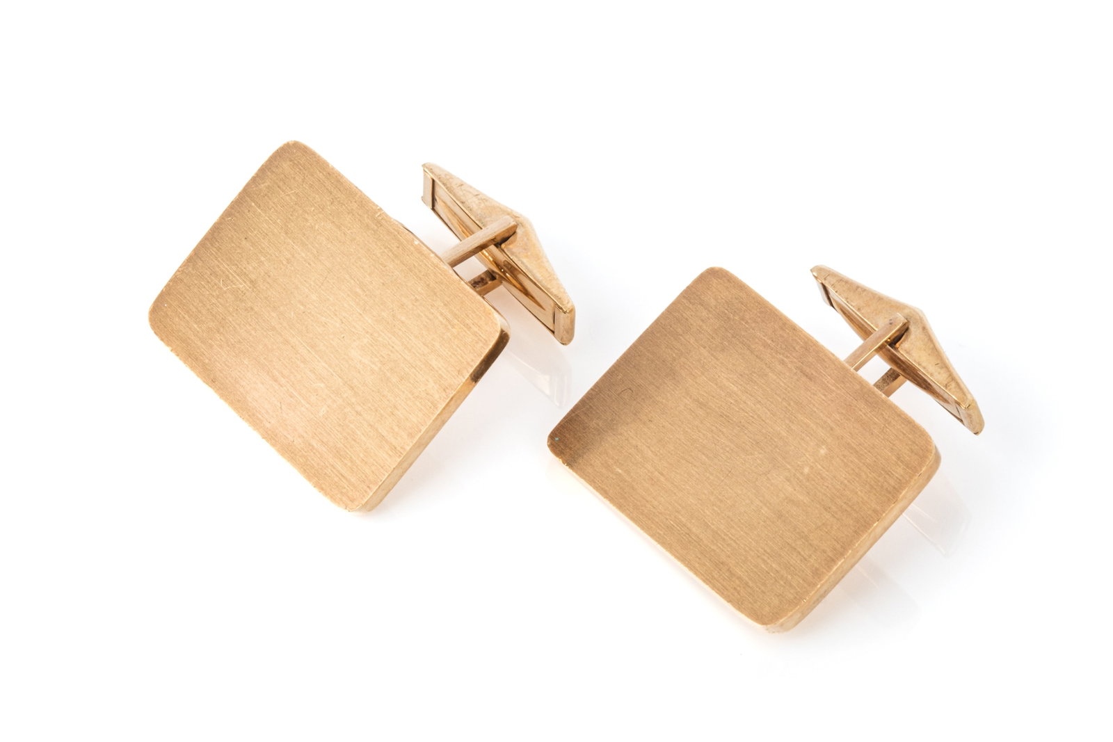 10K YELLOW GOLD CUFFLINKS 24.1g (1 of 3)