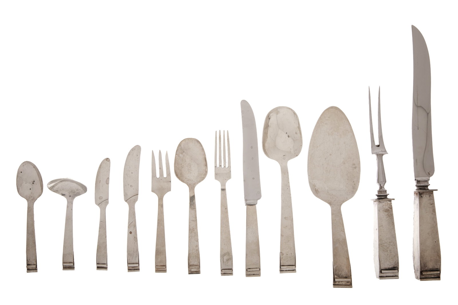 BOYD CANADIAN SILVER FLATWARE SET, 2500G (1 of 4)