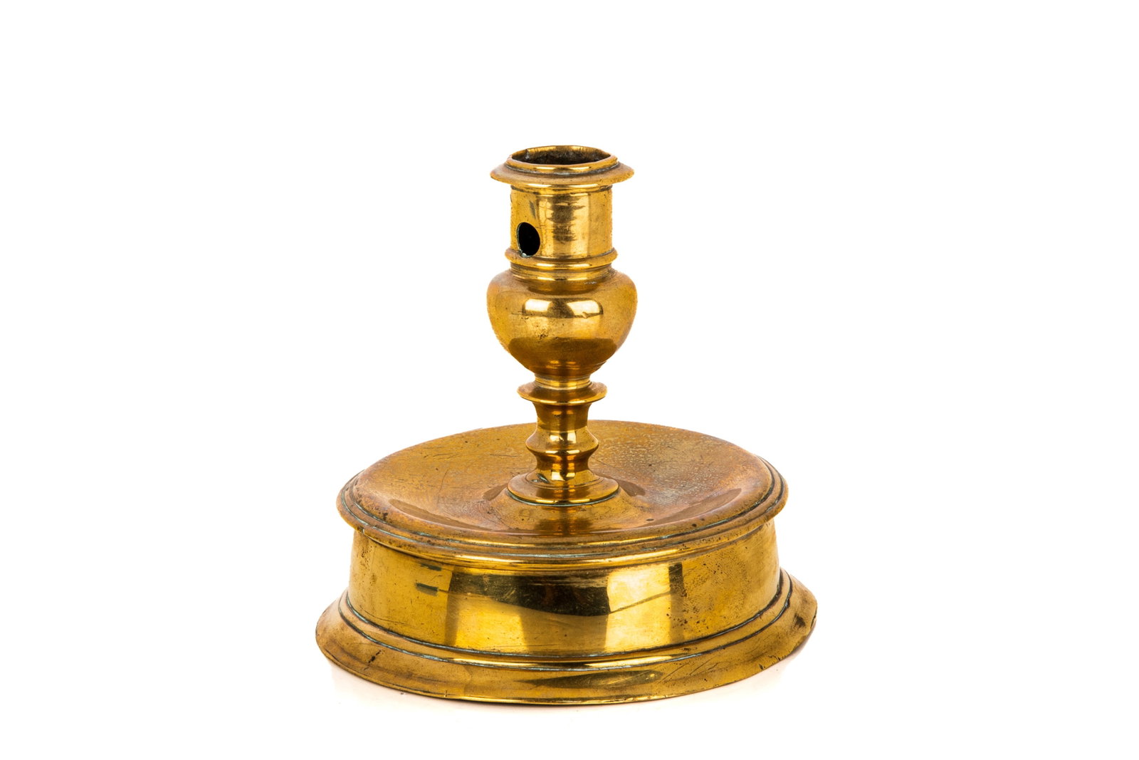 BRASS CAPSTAN CANDLESTICK - 2