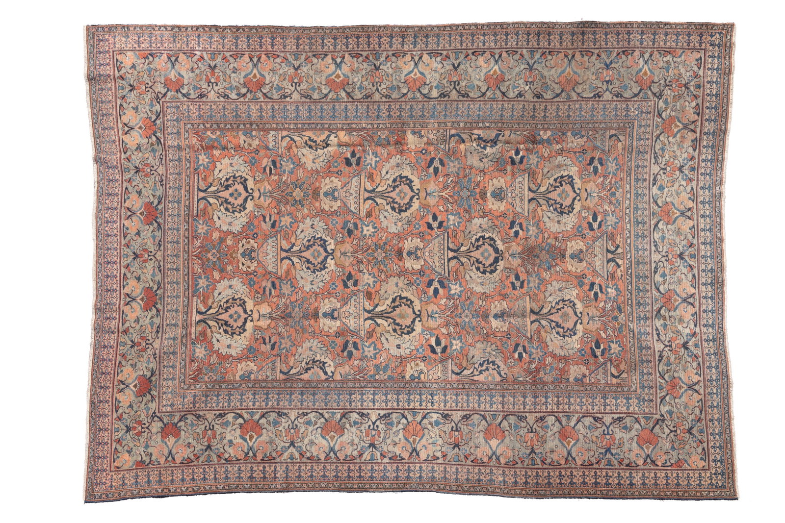 ANTIQUE PERSIAN FLORAL RUG (1 of 3)