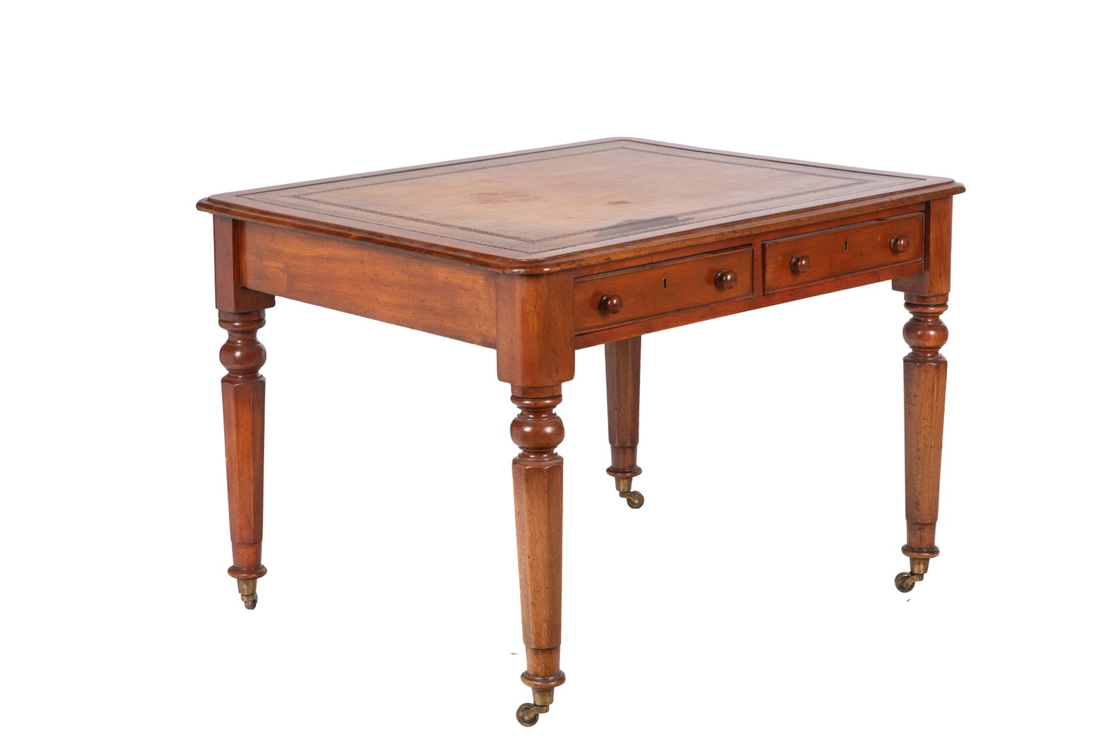 19TH WALNUT LIBRARY WRITING TABLE (1 of 7)