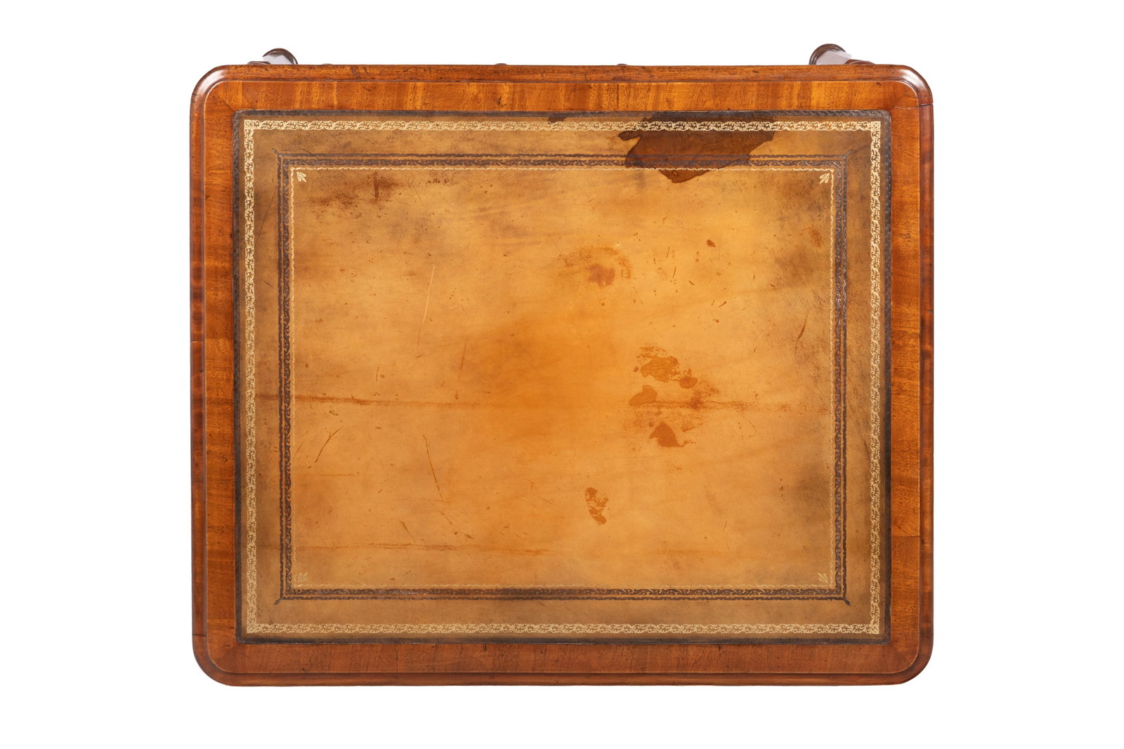 19TH WALNUT LIBRARY WRITING TABLE - 6