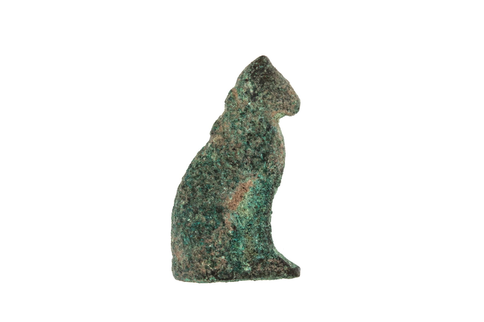 ANCIENT EGYPTIAN NEW KINGDOM BRONZE OF A CAT (1 of 3)