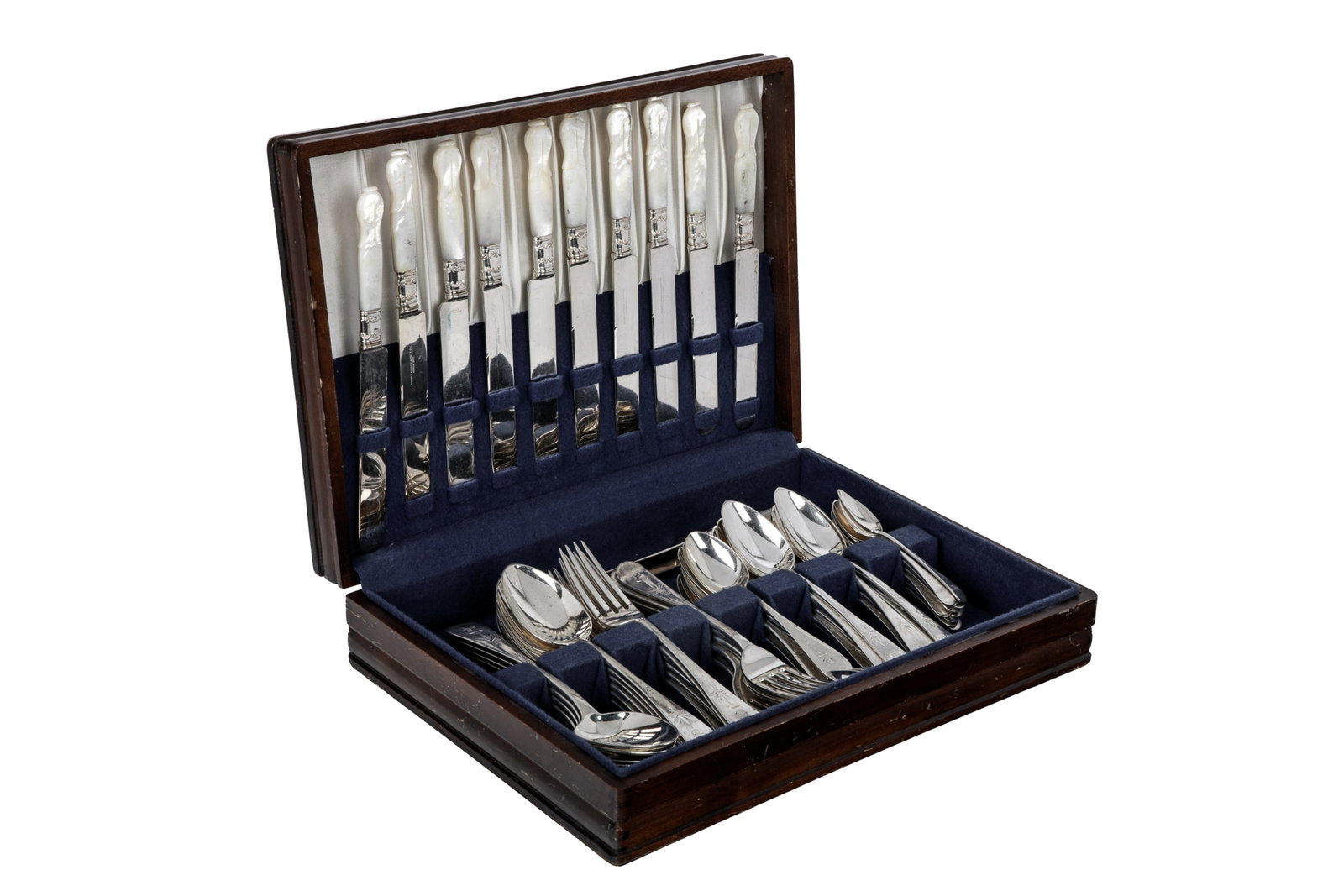 ROBERT HENDERY CANADIAN SILVER FLATWARE 3144g (1 of 4)