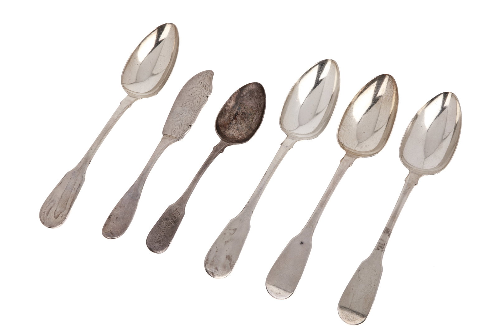 GROUP OF QUEBEC SILVER FLATWARE 398g (1 of 3)