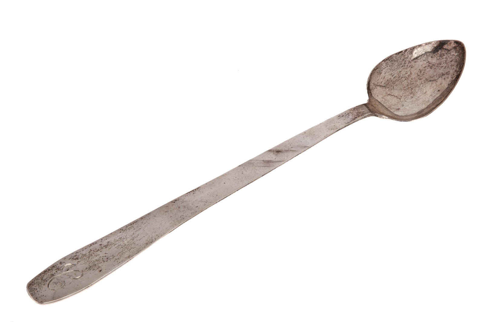 LARGE SILVER SERVING SPOON BY DOUGLAS BOYD 185g (1 of 2)